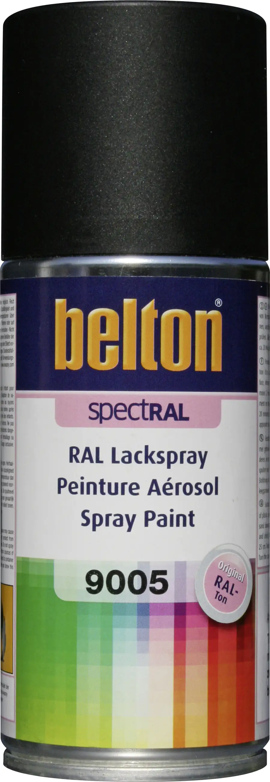 Belton Spectral Lackspray 150 ml tiefschwarz matt