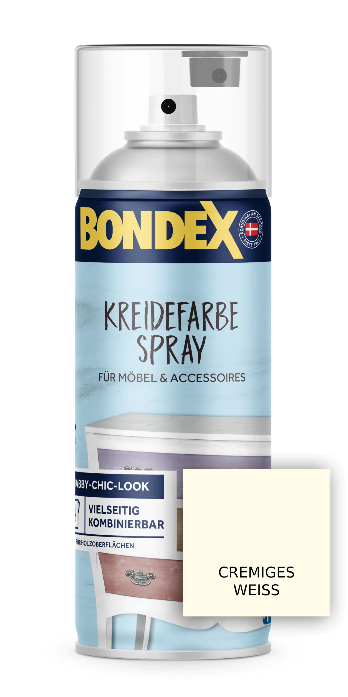 Bondex Kreidefarbe Spray 400 ml cremiges weiß