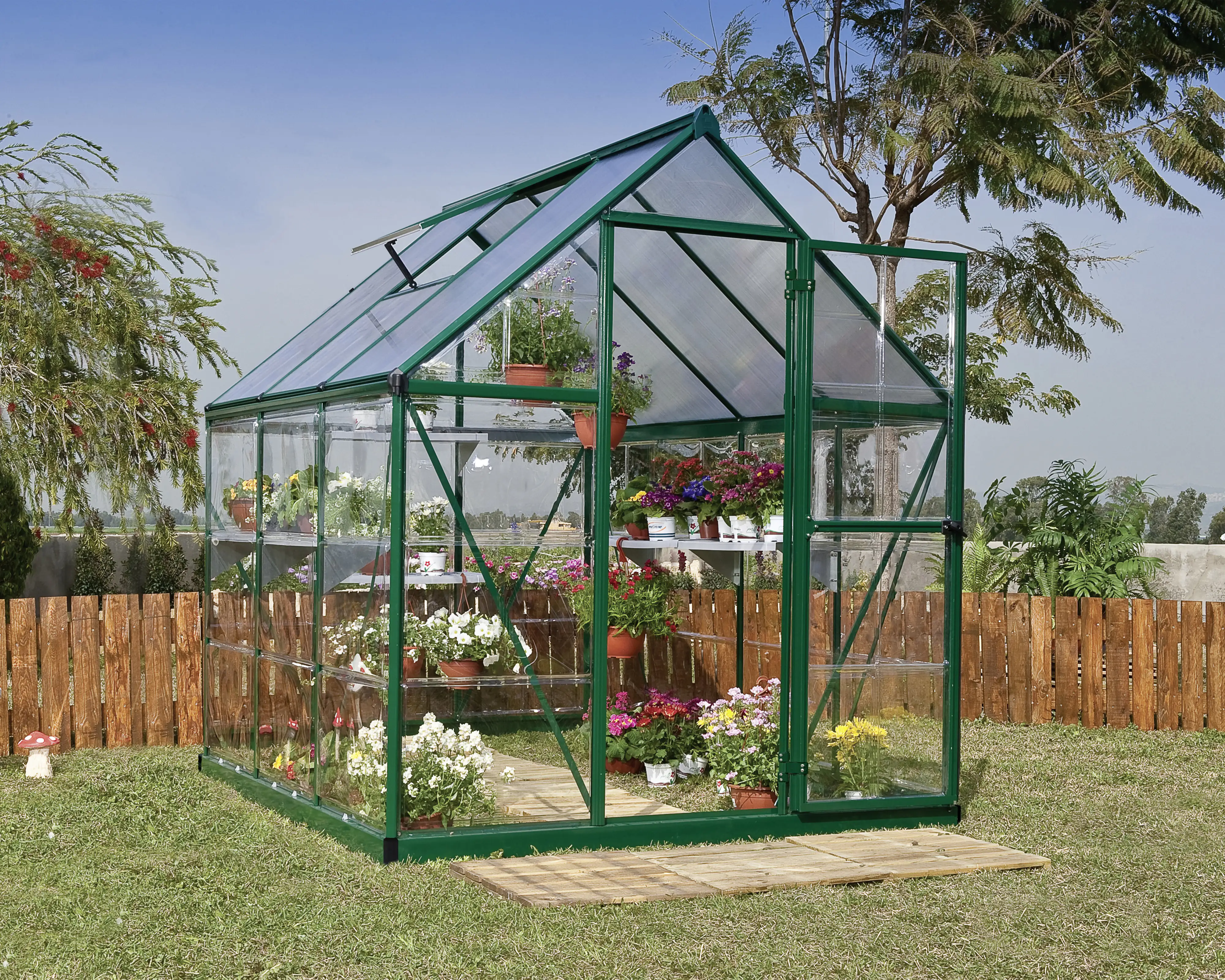 Canopia Gewächshaus Hybrid 6X6 grün 185 x 186 x 208 cm Canopia Gewächshaus Hybrid 6X6 grün 185 x 186 x 208 cm
