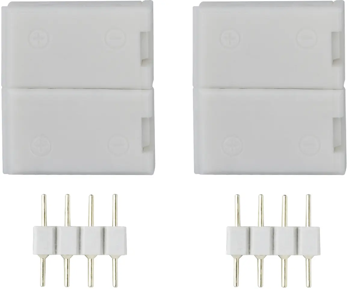 Paulmann YourLED ECO Clip-to-Clip Connector 2er Pack weiß Kunststoff