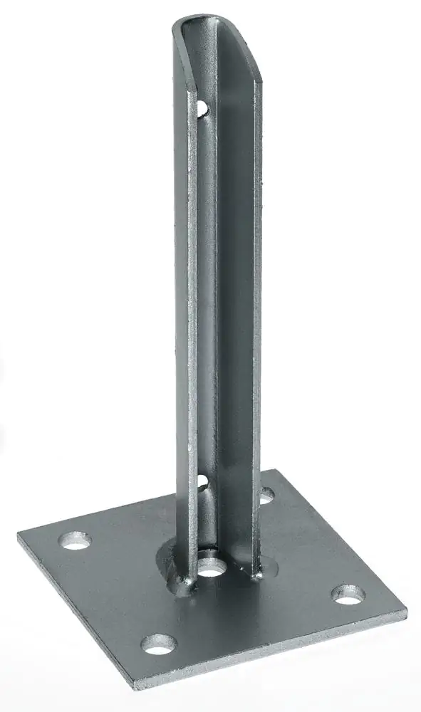 Alberts Pfostenträger für Zaunpfosten Ø 34 mm, zum Aufschrauben, 10 x 10 cm, feuerverzinkt Alberts Pfostenträger für Zaunpfosten Ø 34 mm, zum Aufschrauben, 10 x 10 cm, feuerverzinkt