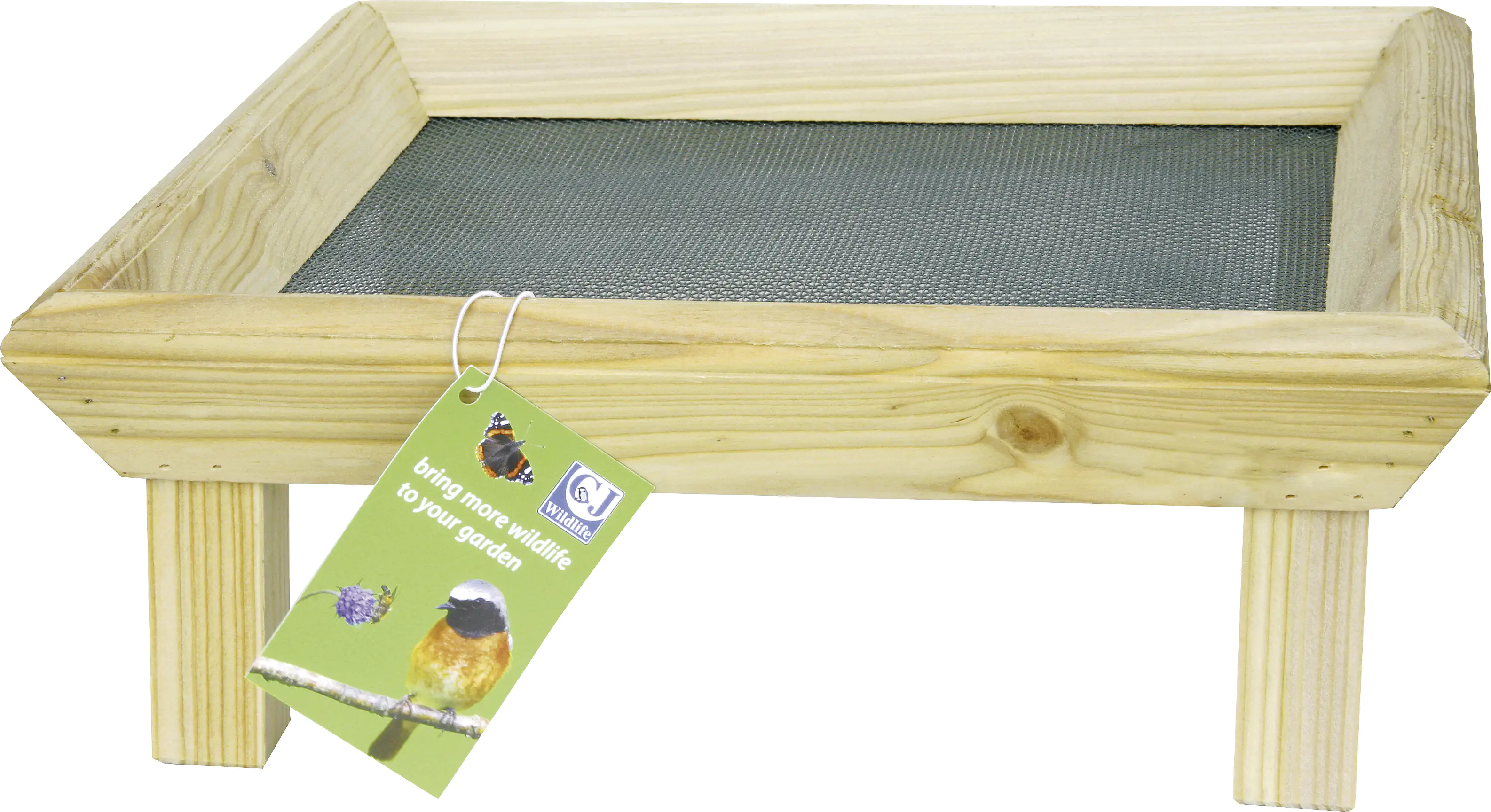 Stehender Futtertisch grün/natur 32 x 32 x 12 cm