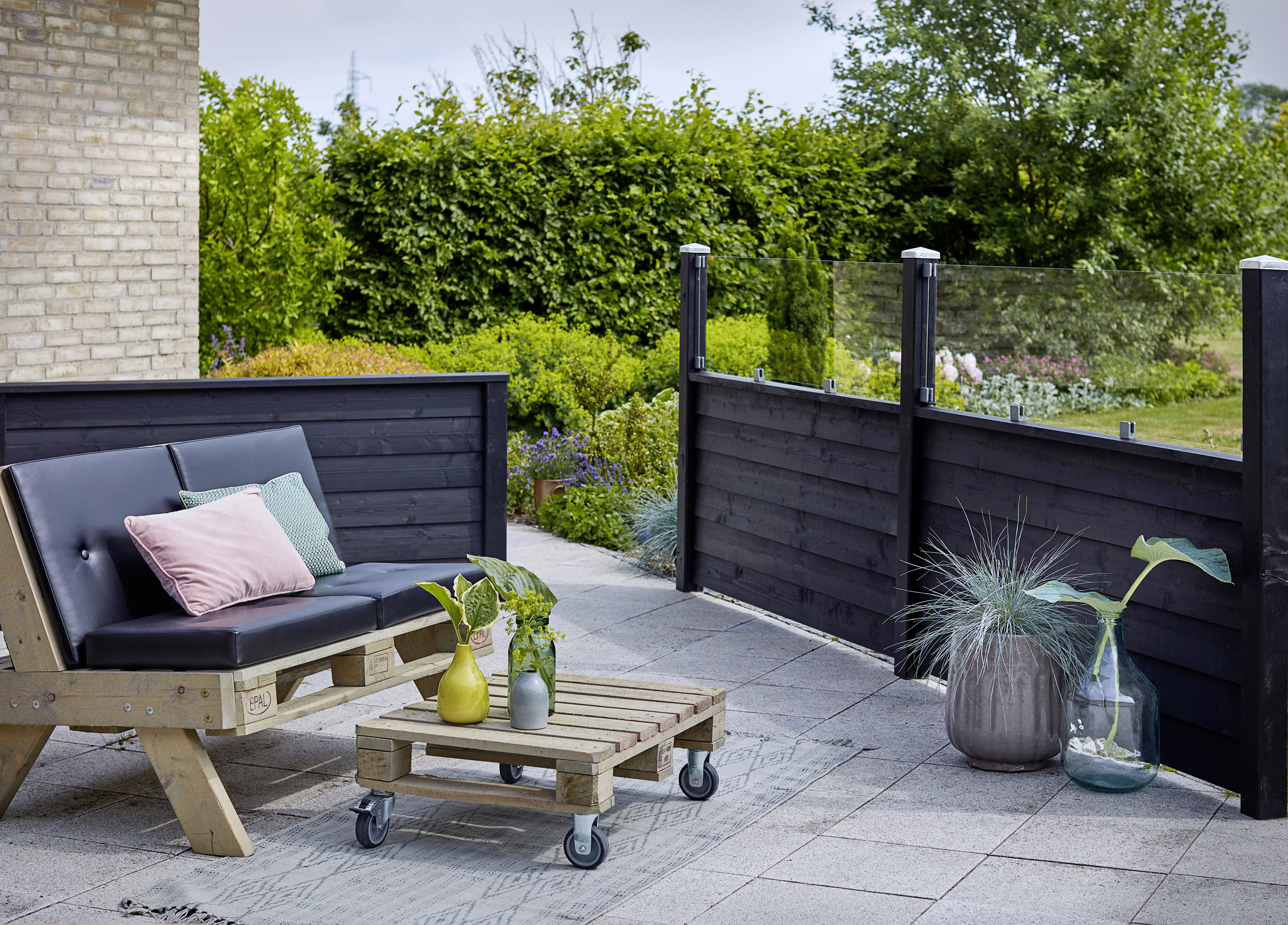 5703393728944_1556890 Plus Profilzaun Klink 174 x 91 cm schwarz