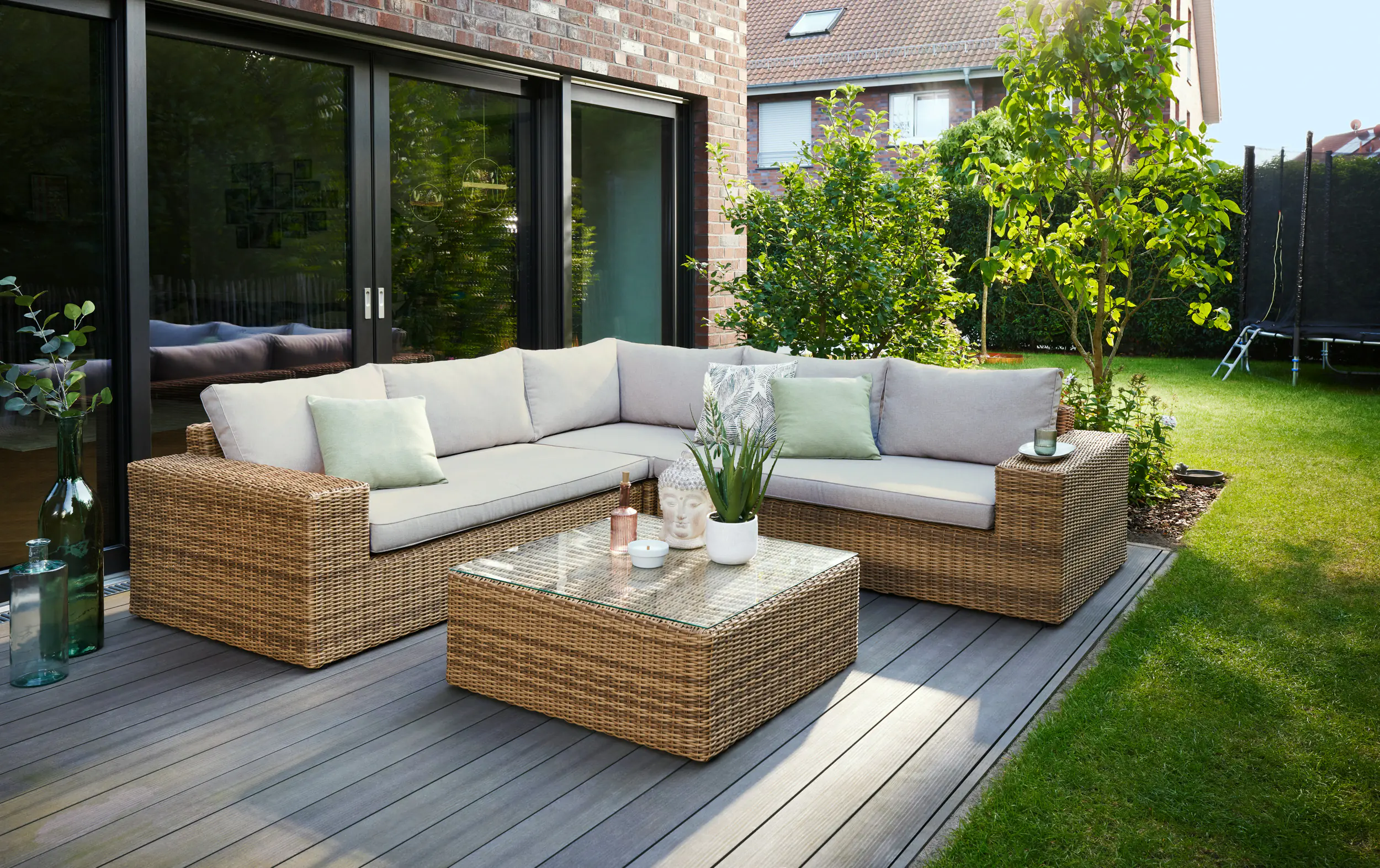 Primaster Lounge-Set Bora Bora Rattan-Optik