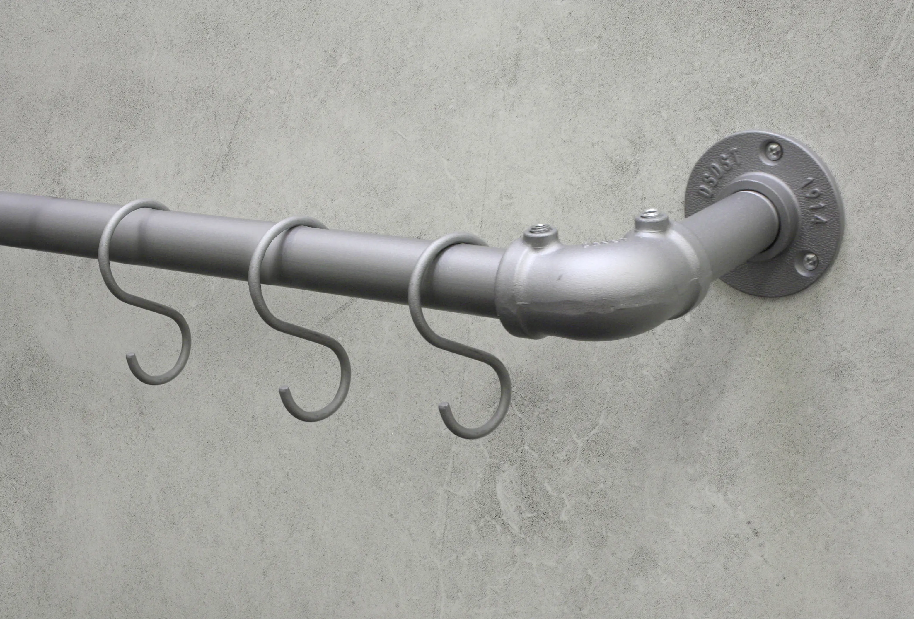 Gardinia Gardinenstange Industrial Home Ø 25 mm silber 160 cm Gardinia Gardinenstange Industrial Home Ø 25 mm silber 160 cm