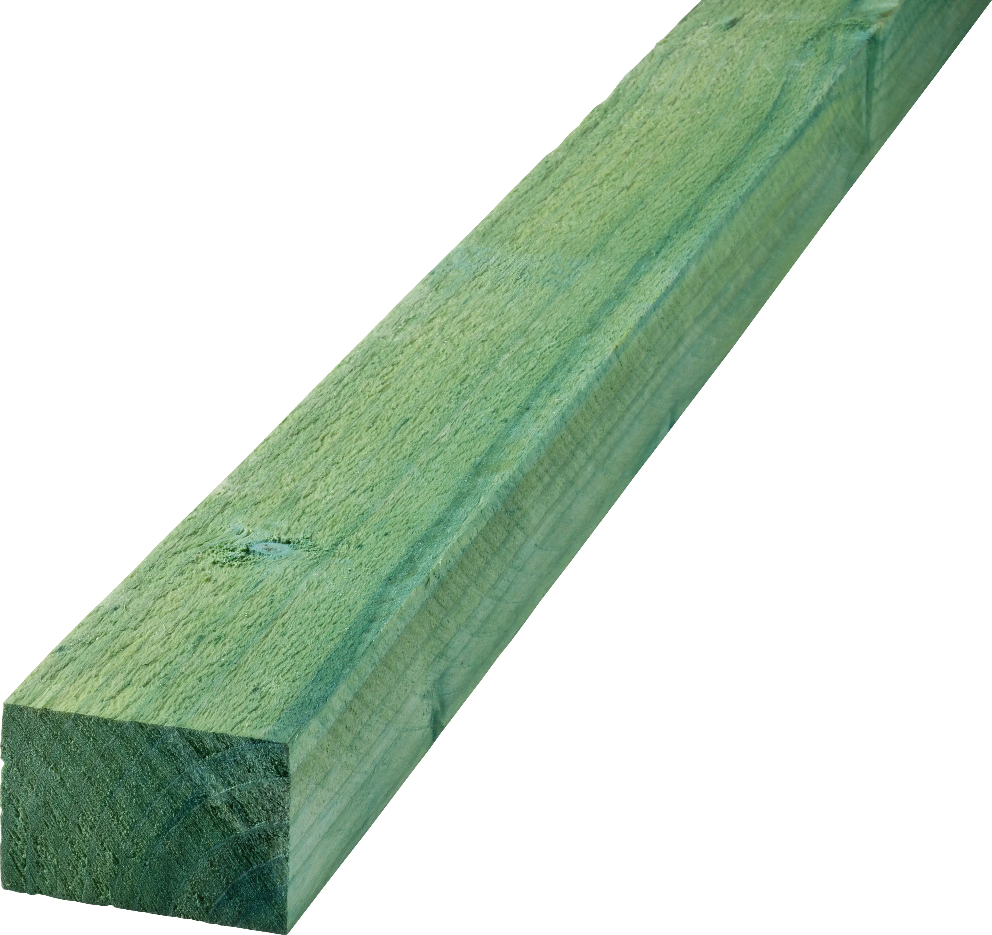 Rahmen Fichte Tanne sägerau 300 cm 58 x 38 mm grün imprägniert