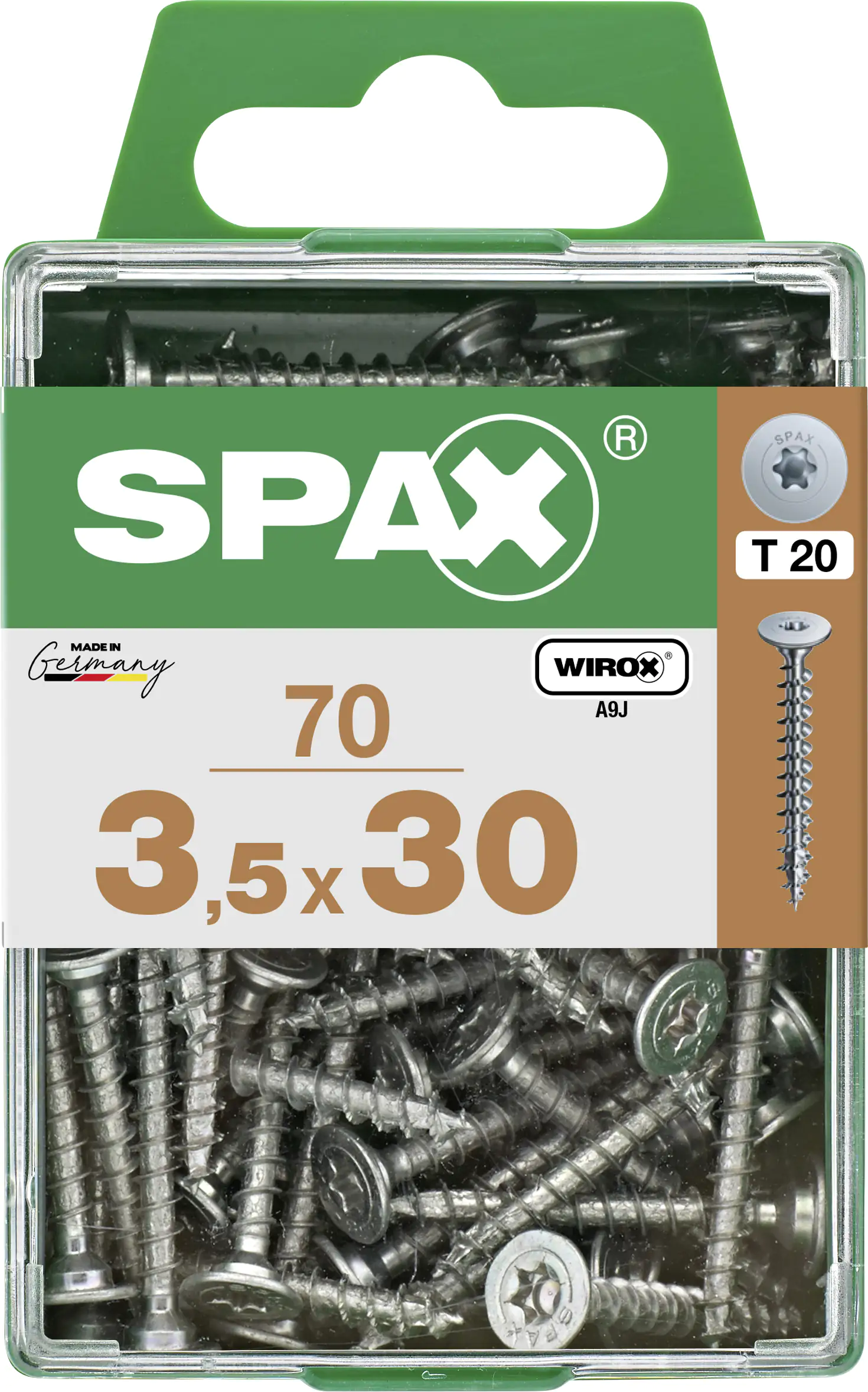 Spax Möbelbauschrauben 3.5 x 30 mm TX 20 - 75 Stk.