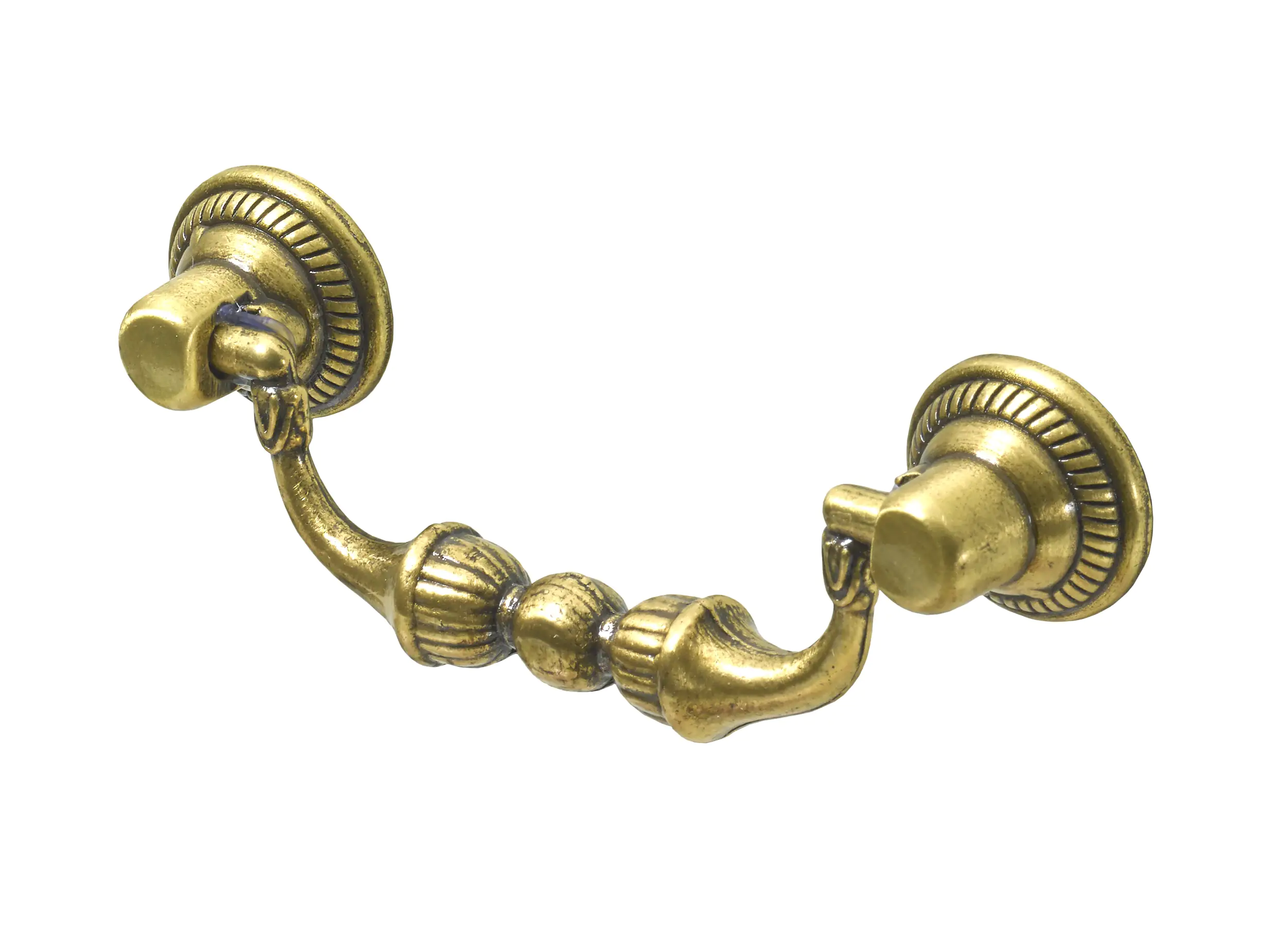 Hettich Möbelgriff Zinkdruckguss gold 30,0 x 85,0 x 15,0 mm - 1 Stück