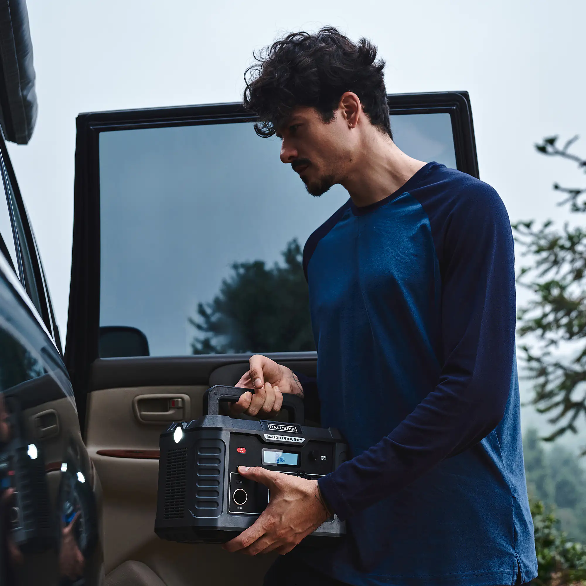 Balderia Powerstation + Solarpanel Solar Power Set PS1000-120