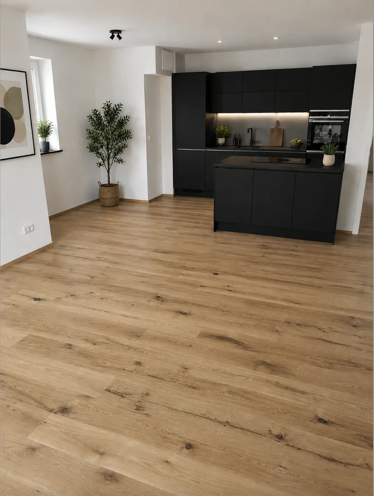 Parkett Landhausdiele Eiche Jersey rustikal