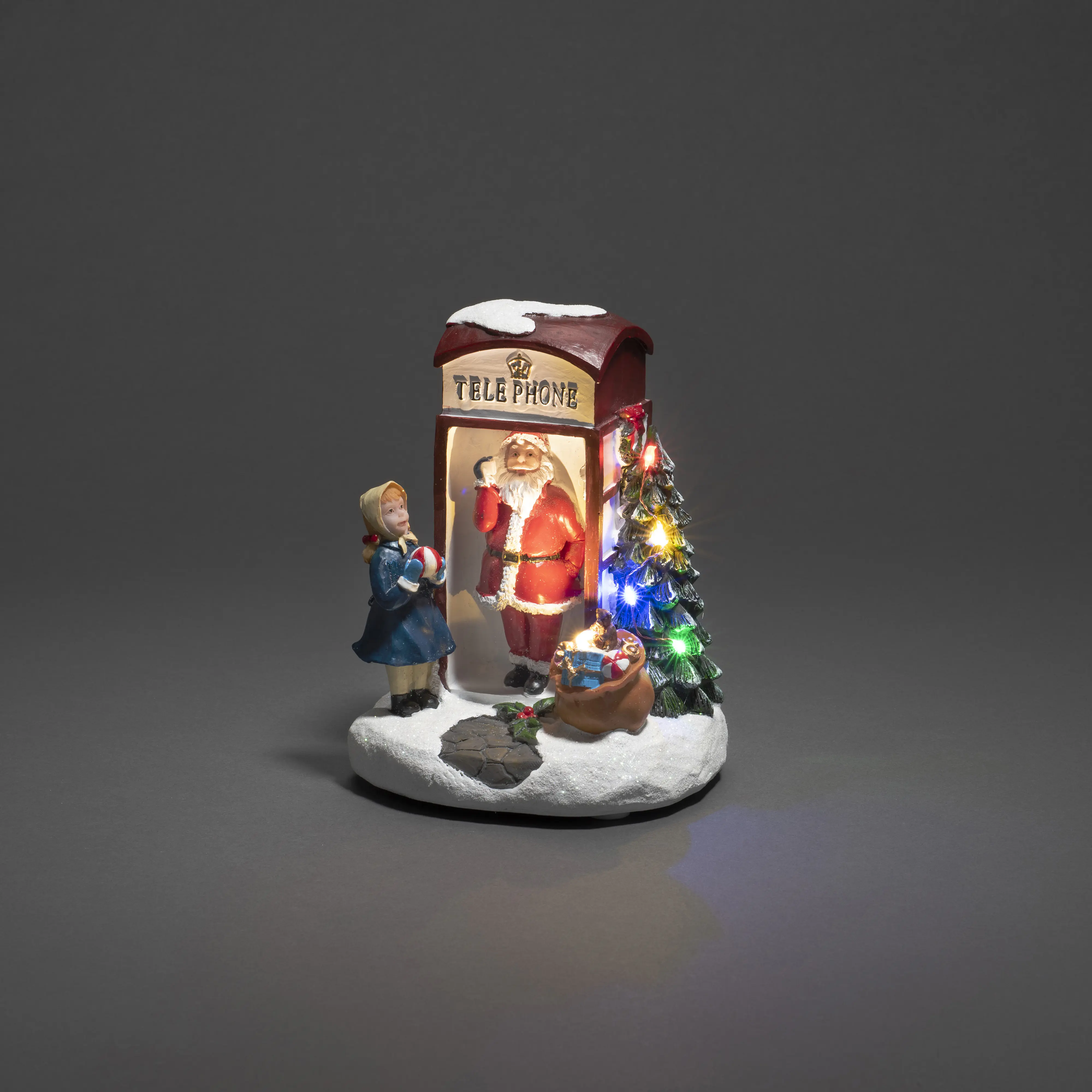 Konstsmide LED Szenerie Weihnachtsmann 12,5 cm x 11,5 cm x 16,5 cm