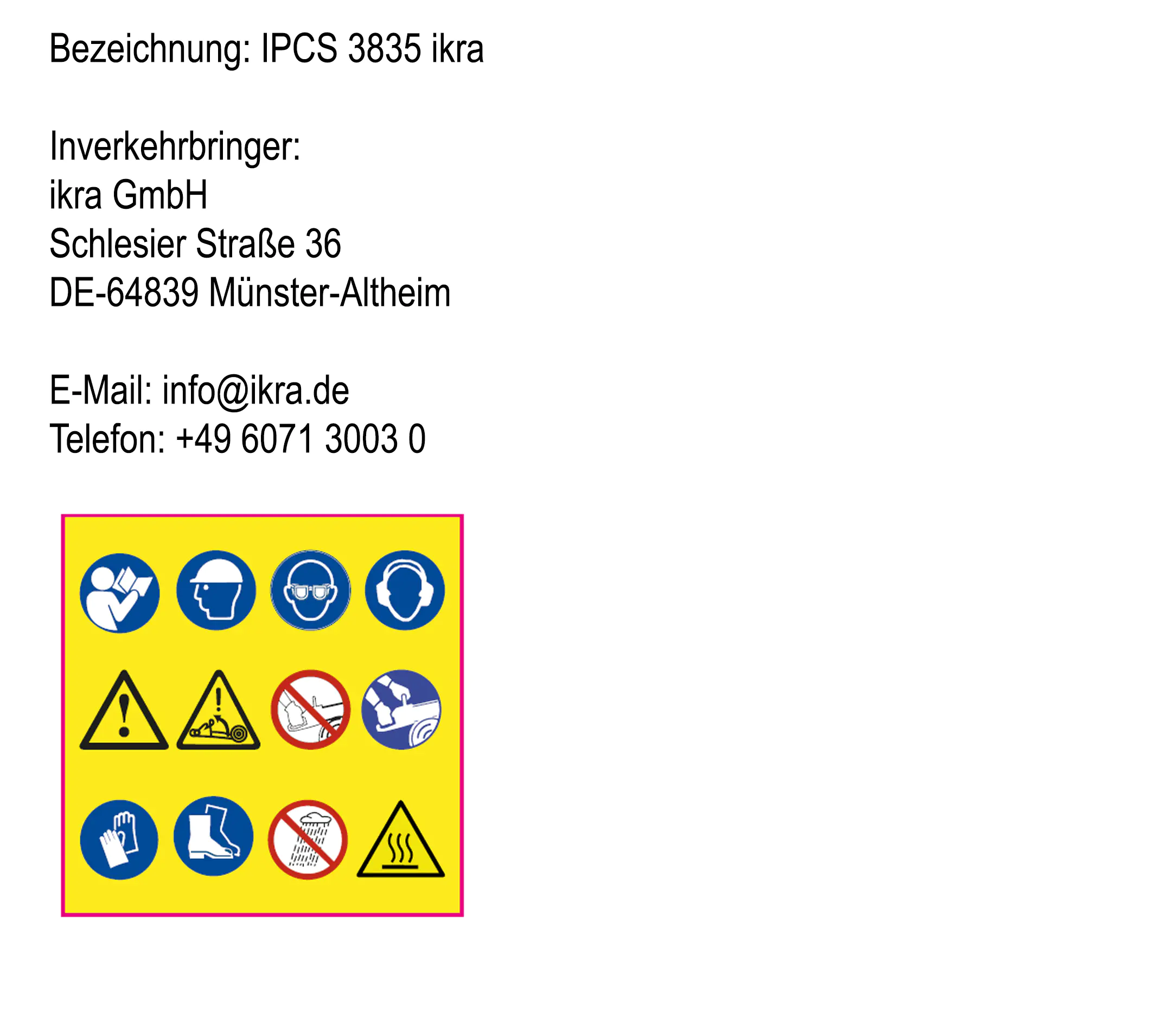 Ikra Benzin-Kettensäge IPCS 3835 35 cm Schwertlänge 1,3 kW