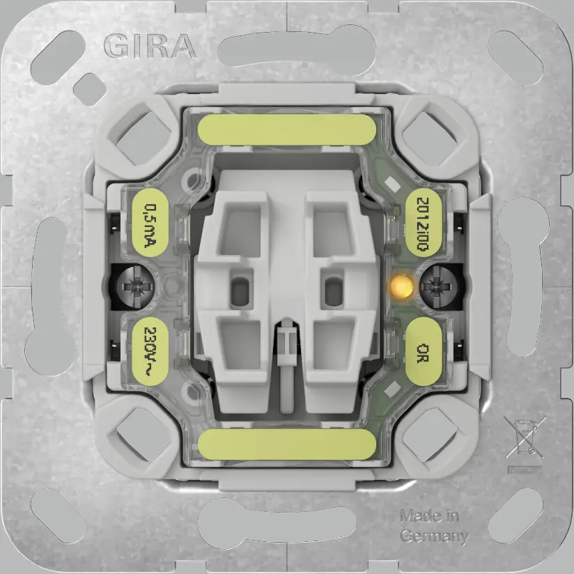Gira Kontrollschaltereinsatz grau 311600