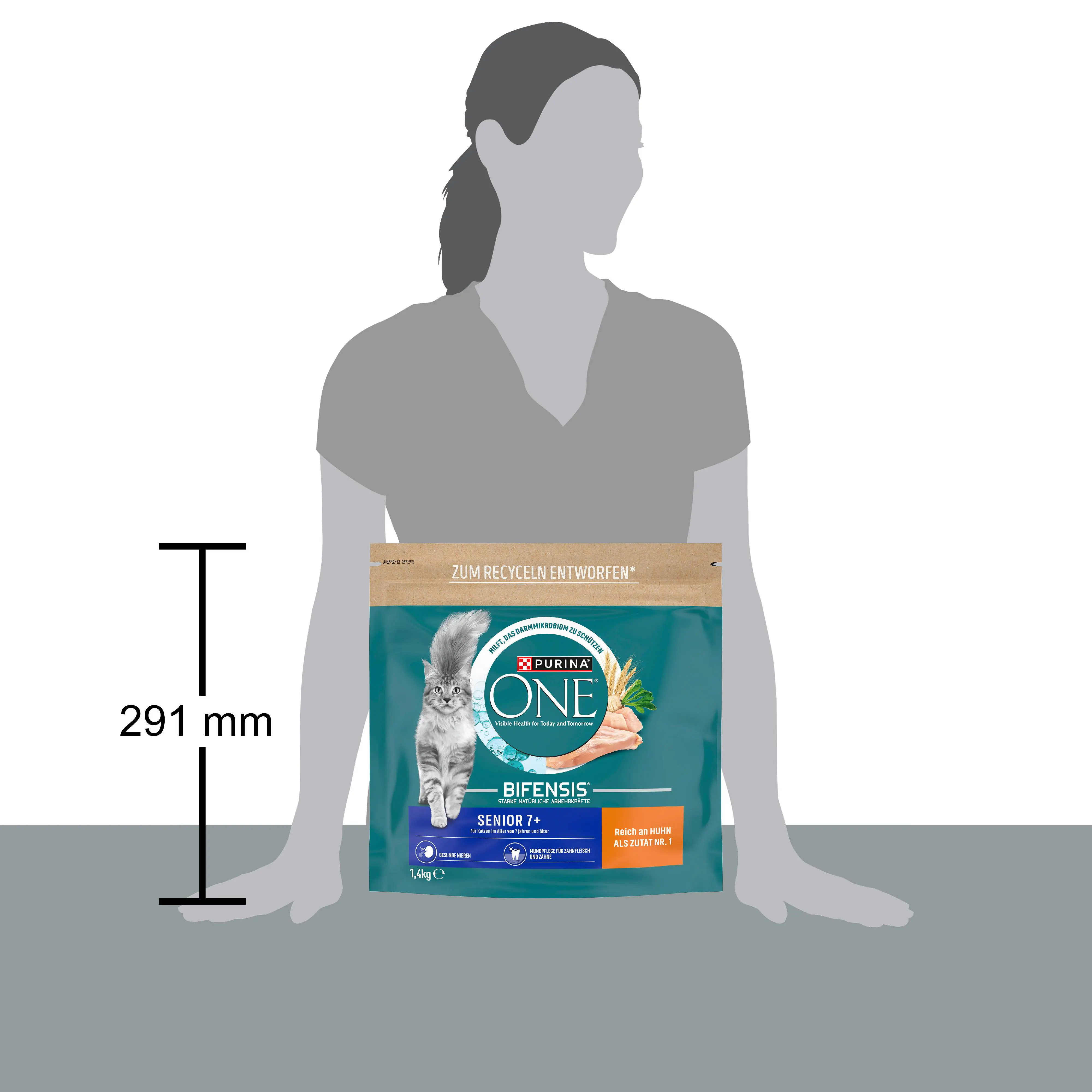 Purina One Katzenfutter Senior 7+ reich an Huhn 1,4 kg Purina One Katzenfutter Senior 7+ reich an Huhn 1,4 kg