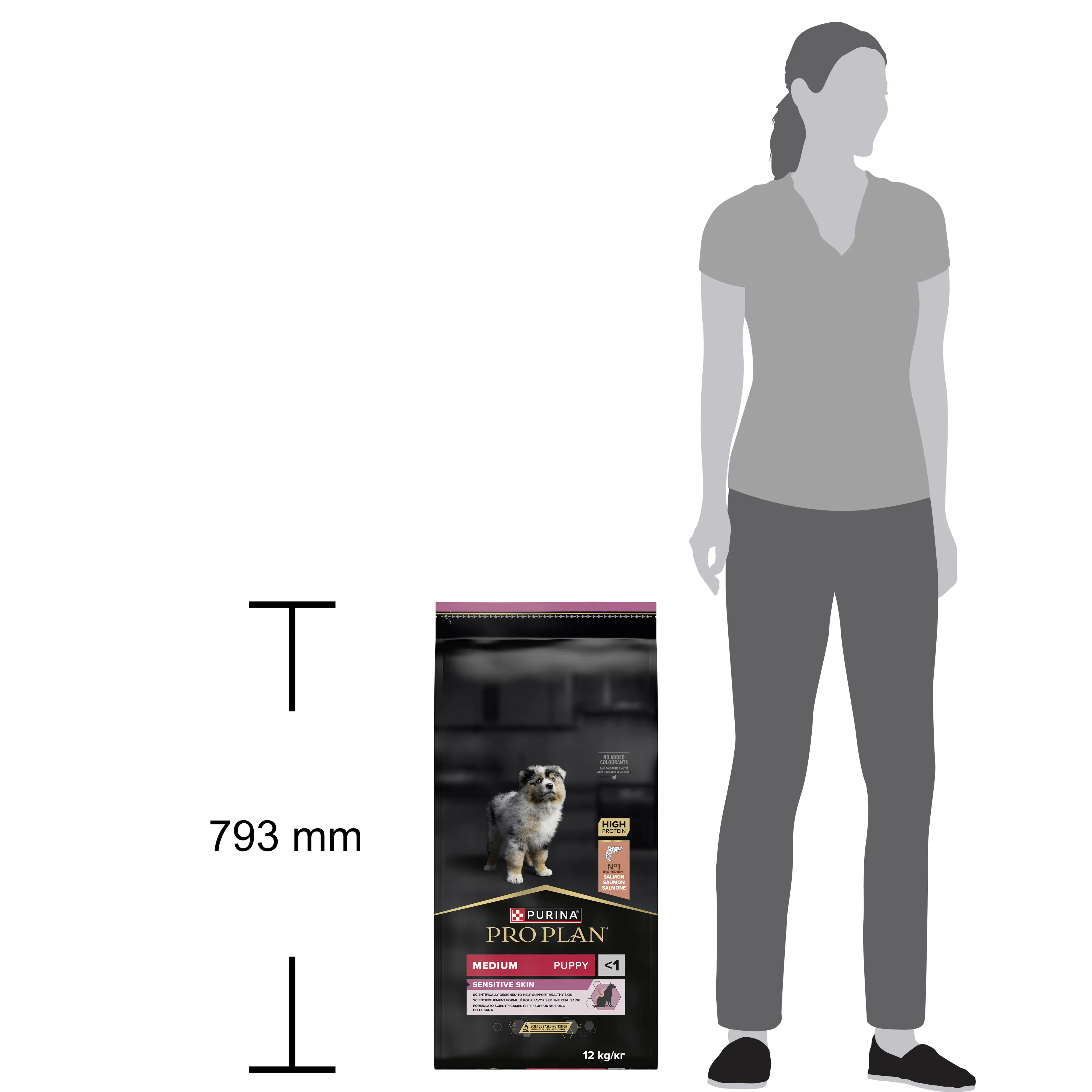 Purina PRO PLAN Dog Medium Puppy Sens. Skin Lachs trocken 12 kg Purina PRO PLAN Dog Medium Puppy Sens. Skin Lachs trocken 12 kg