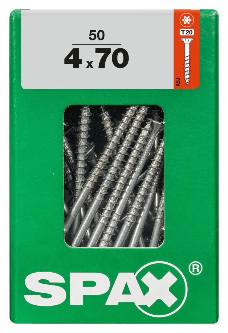Spax Universalschrauben 4.0 x 70 mm TX 20 - 50 Stk. Spax Universalschrauben 4.0 x 70 mm TX 20 - 50 Stk.