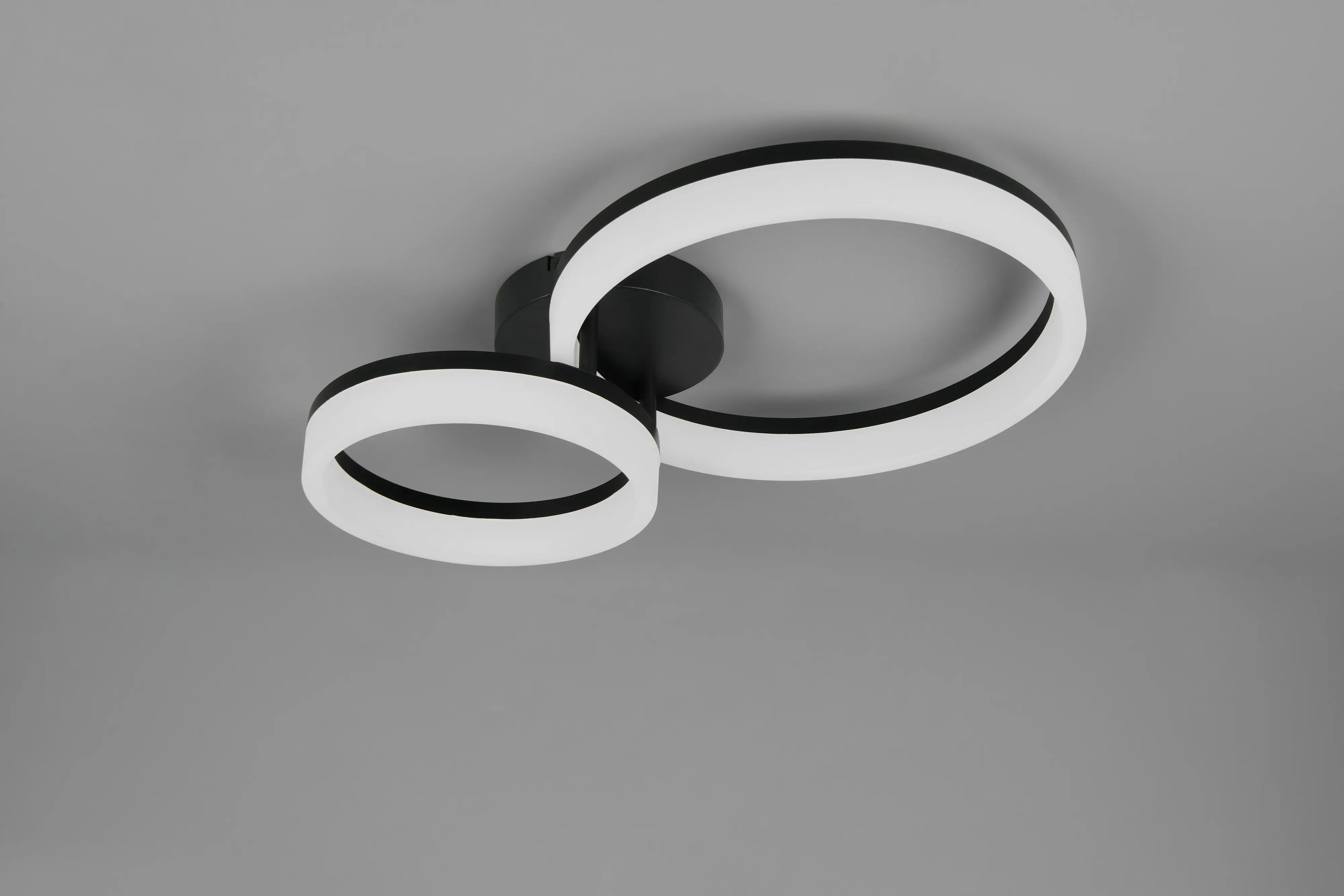 Reality LED Deckenleuchte Scope 22W gold schwarz warmweiß