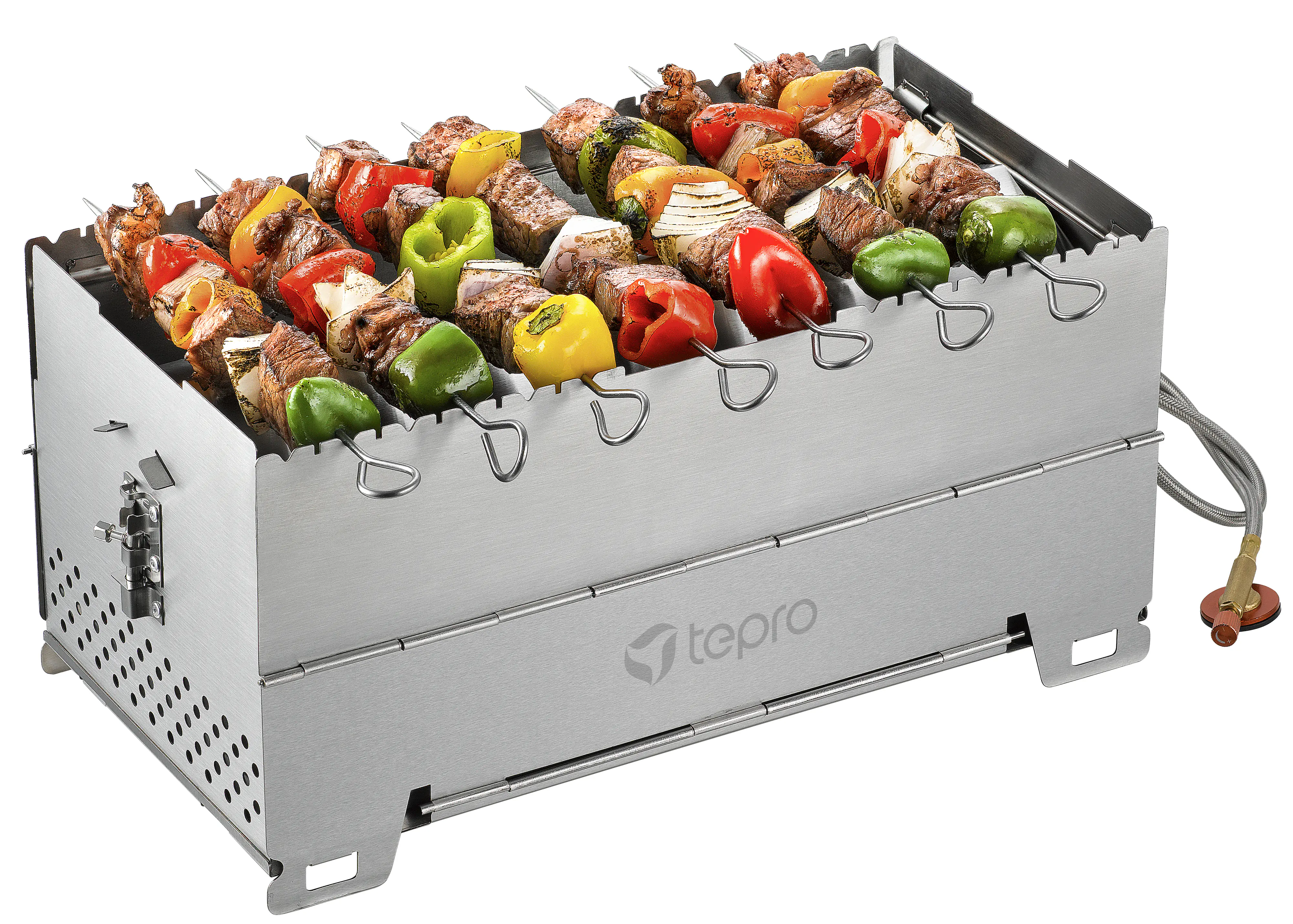 Tepro Gasgrill Newberry faltbar Grillfläche: 37 x 19 cm