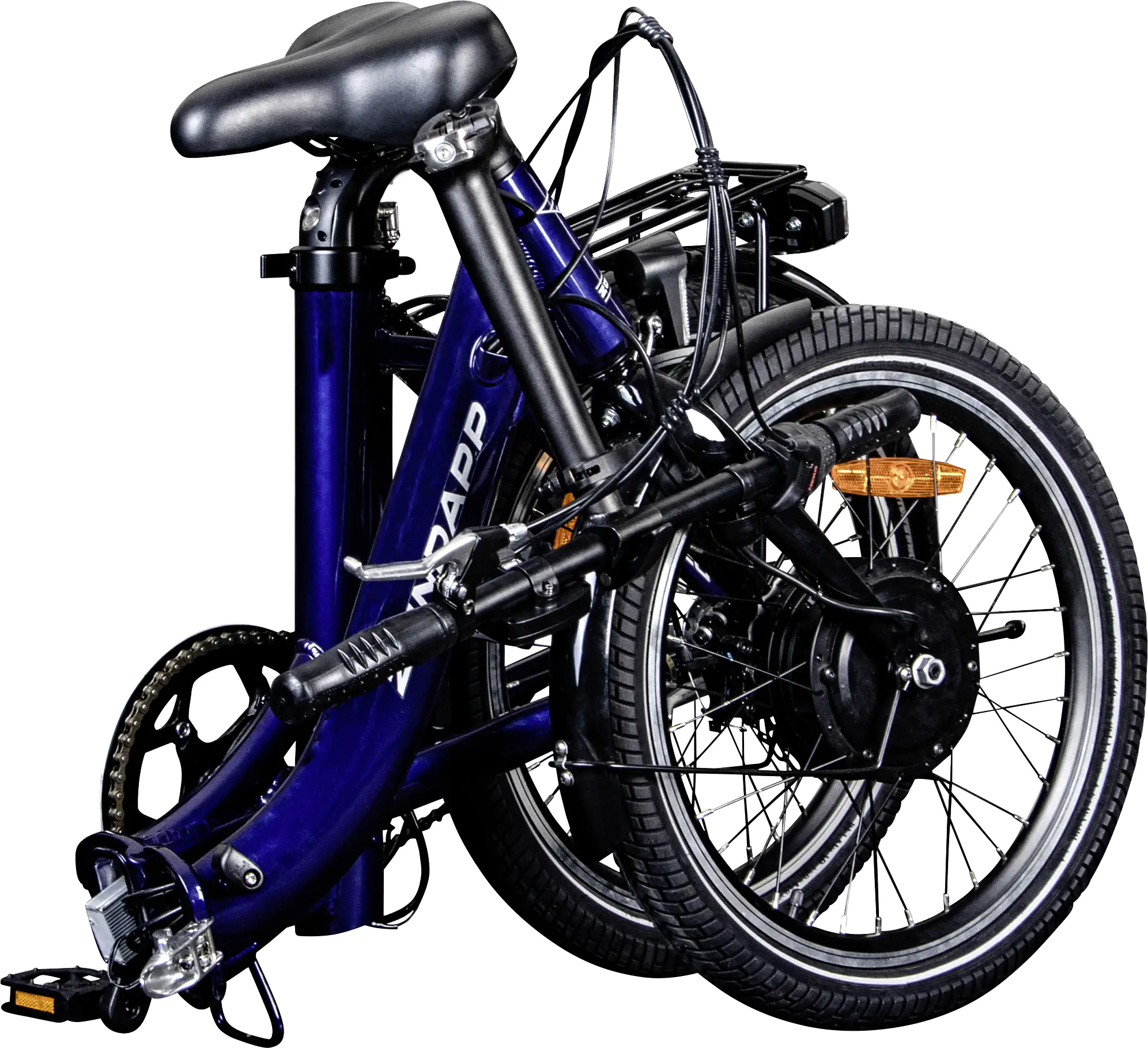 Zündapp E-Bike Faltrad ZT20 20 Zoll RH 36cm 3-Gang 280 Wh blau