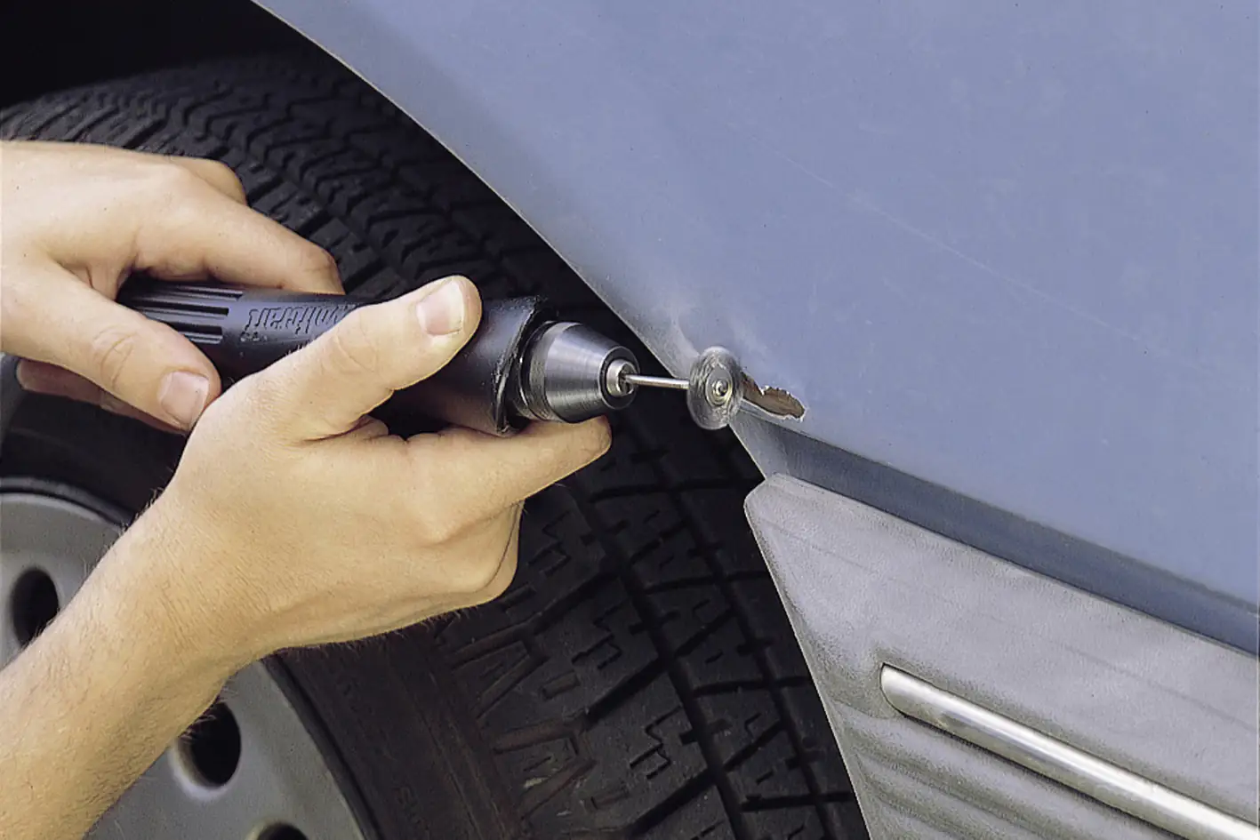 Wolfcraft Mini-Bürsten-Set 3-teilig Edelstahl