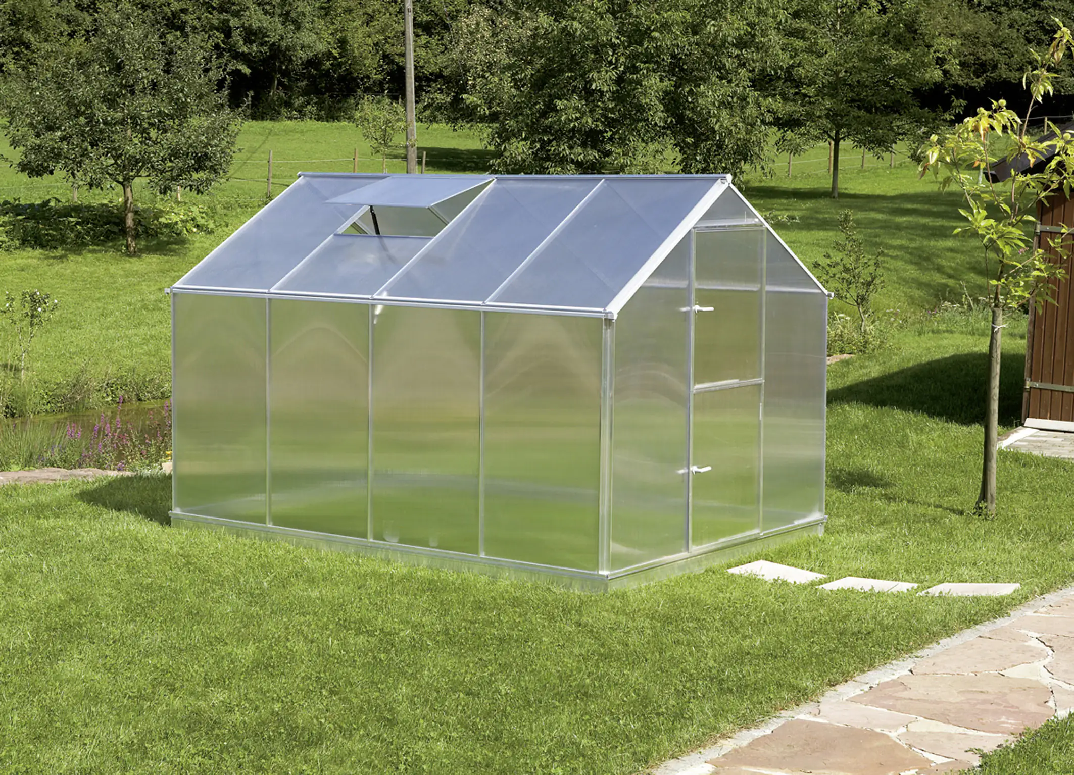 Gutta Alu Gewächshaus F4 300 x 230 cm