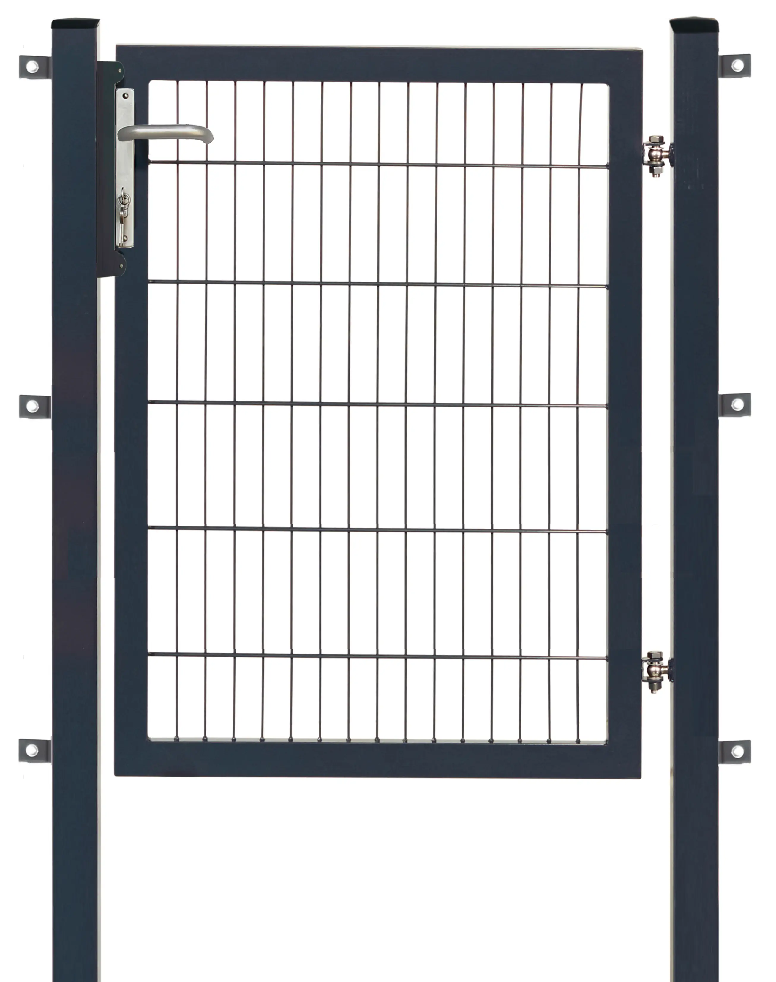 Floraworld Gartentor Premium inkl. 2 Pfosten 100 x 120 cm anthrazit