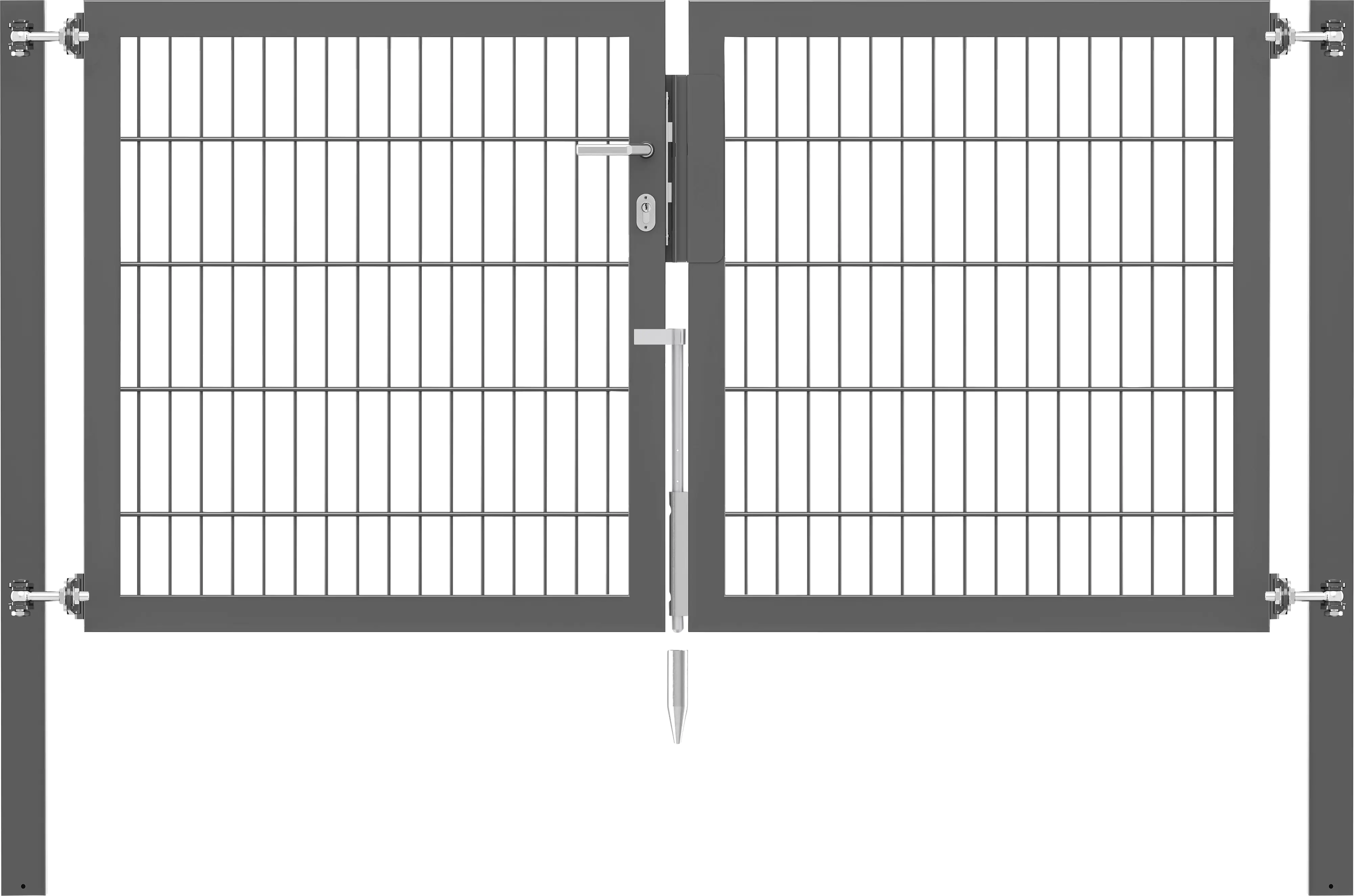 Alberts Doppeltor Flexo Plus anthrazit 200 x 100 cm