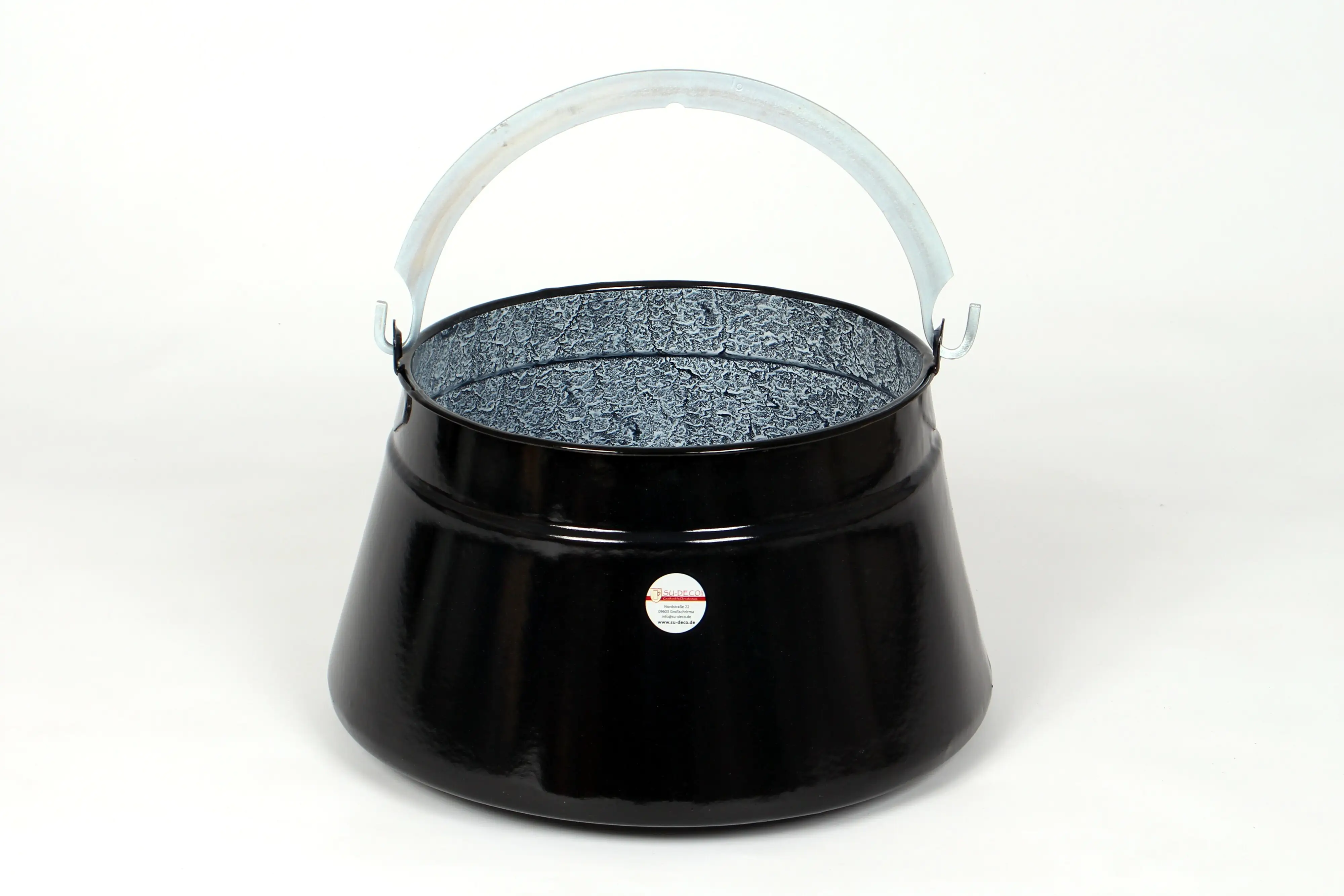 Su-Deco Gulaschkessel rustikal 6 Liter schwarz granit Su-Deco Gulaschkessel rustikal 6 Liter schwarz granit