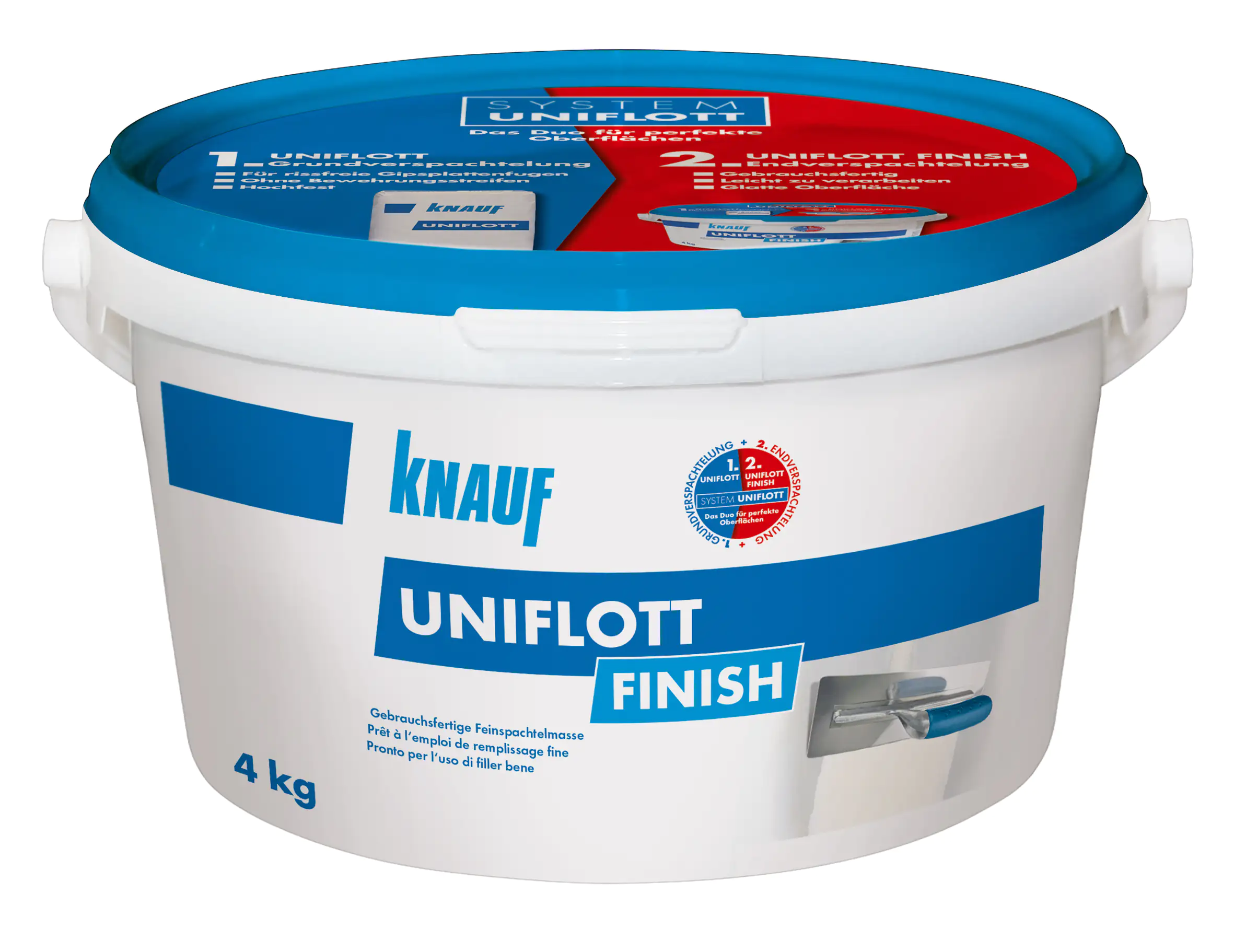 Knauf Uniflott Finish Knauf Uniflott Finish Spachtelmasse 4 kg