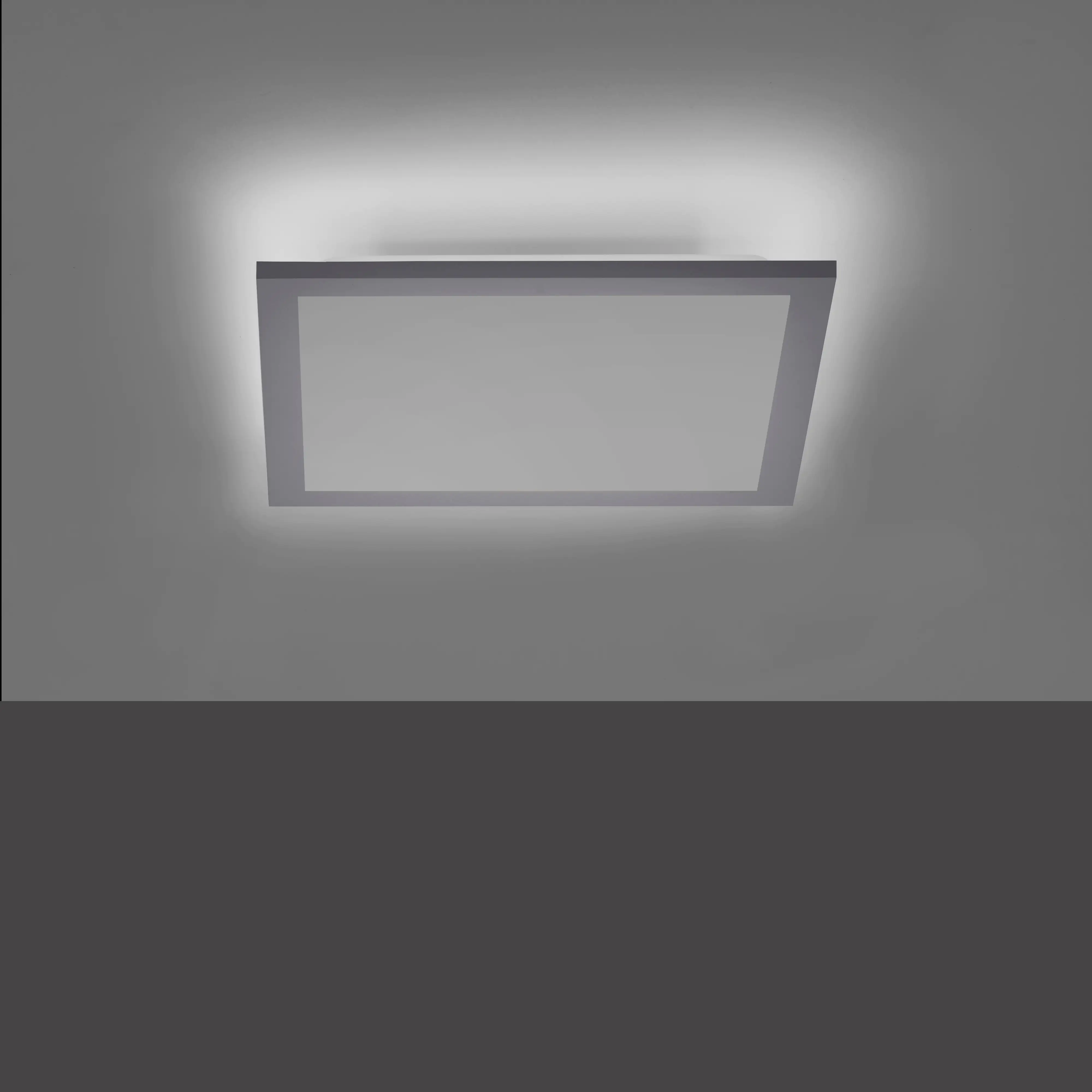 JustLight LED Deckenleuchte Flat weiß 29,5 x 29,5 cm Backlight 17 W