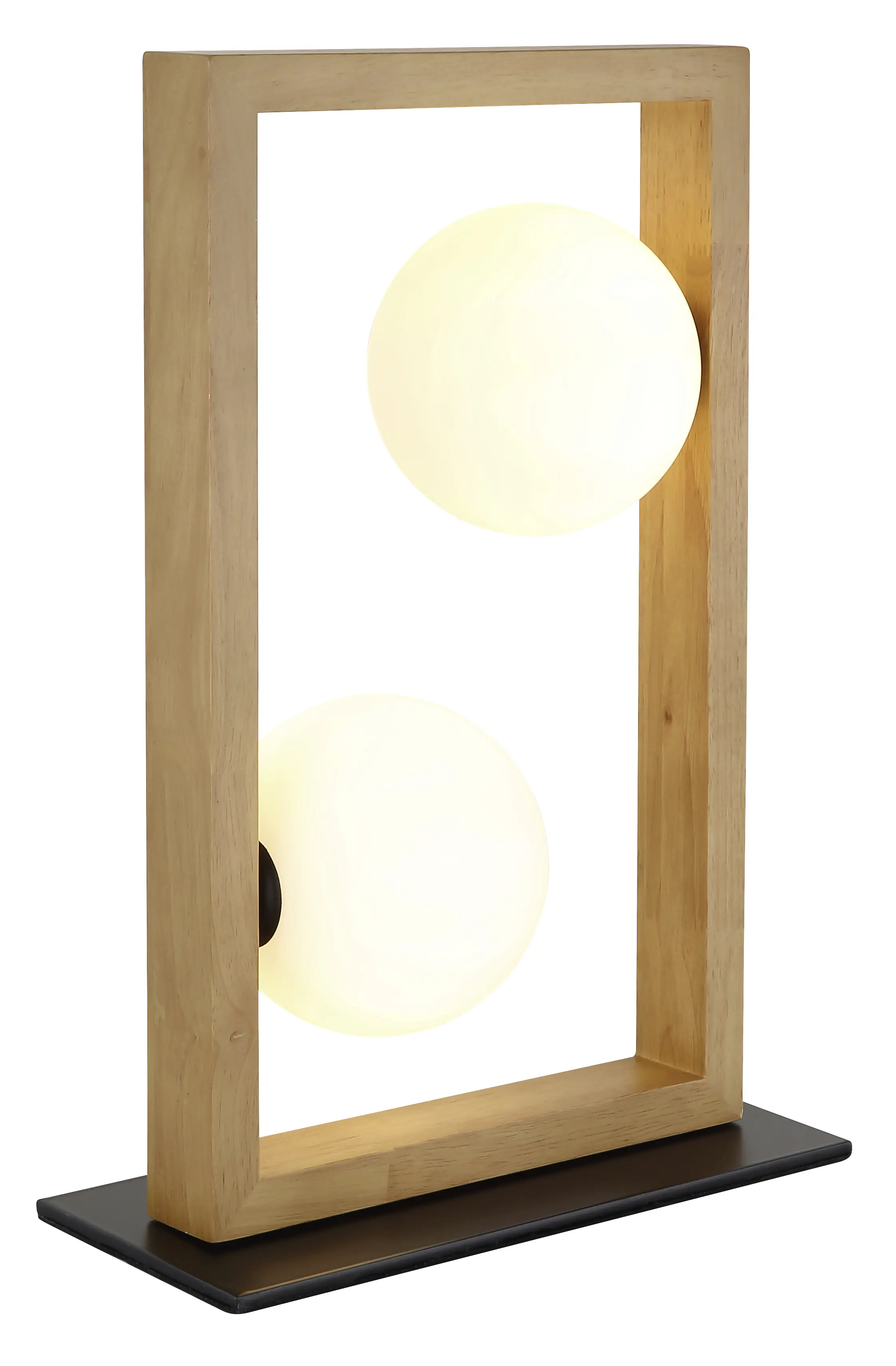 Globo Tischleuchte Nanda 28 x 40 cm schwarz matt