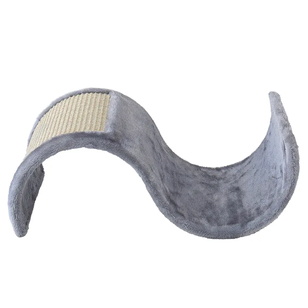 Nobby Katzen Kratzbrett Sinus 50 x 29 x 18 cm grau