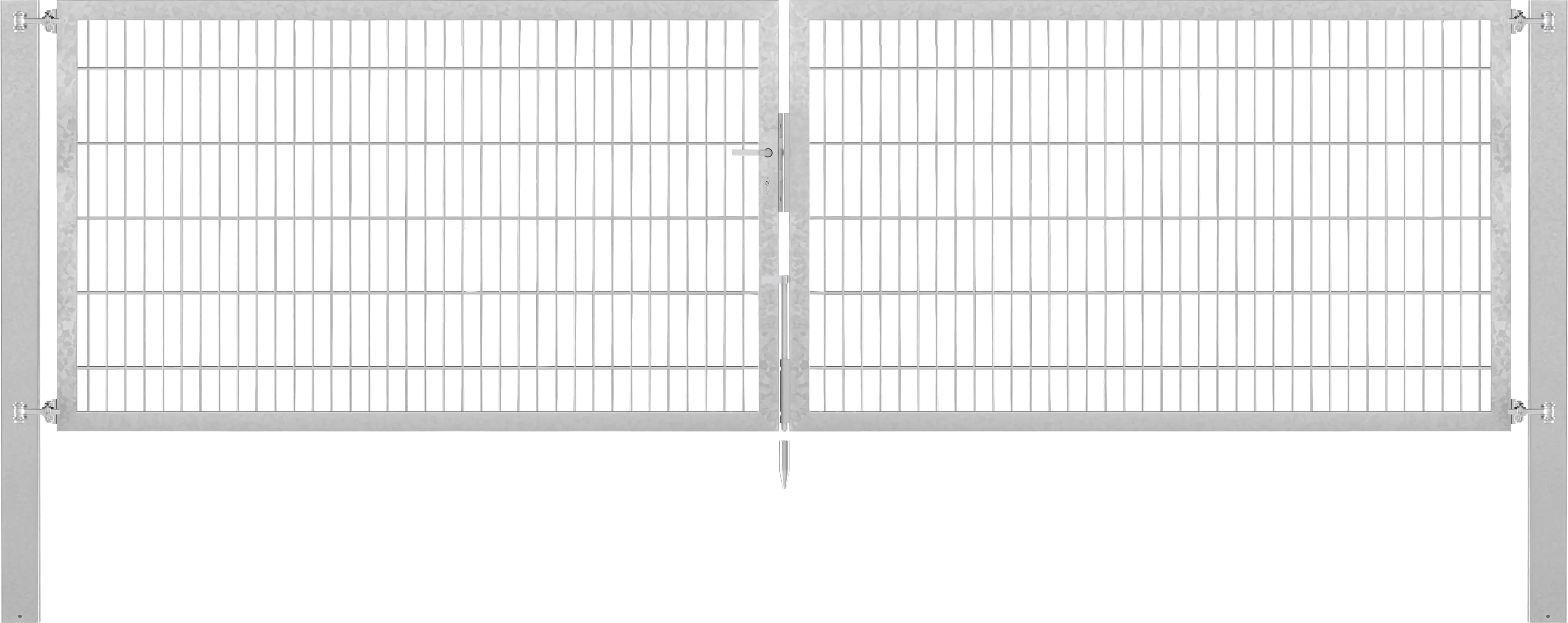Alberts Doppeltor Flexo Plus feuerverzinkt 400 x 120 cm Alberts Doppeltor Flexo Plus feuerverzinkt 400 x 120 cm