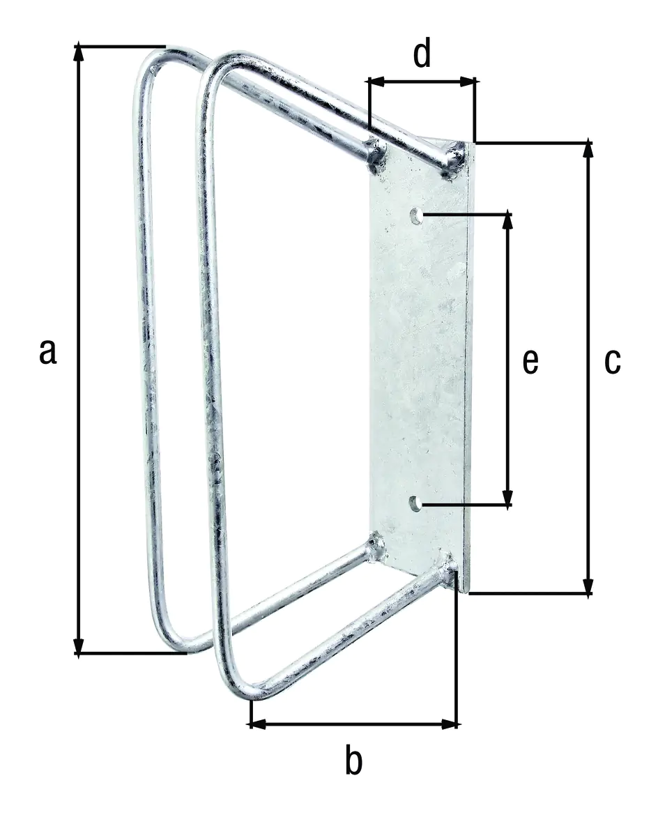 Alberts Einzel-Fahrradhalter 45° 17 cm für Mountainbikes