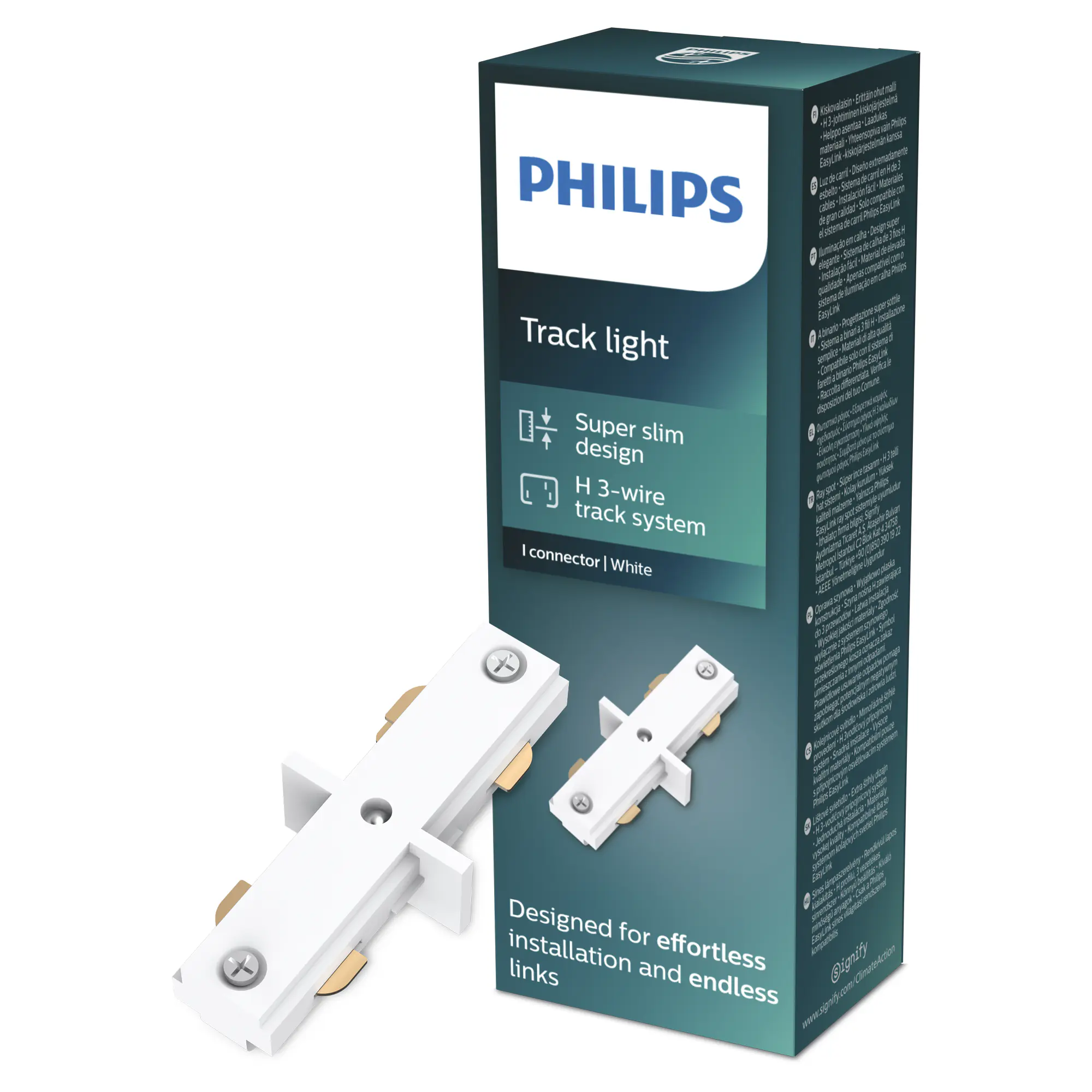 Philips EasyLink Stromverbinder für Schienenleuchte I weiß
