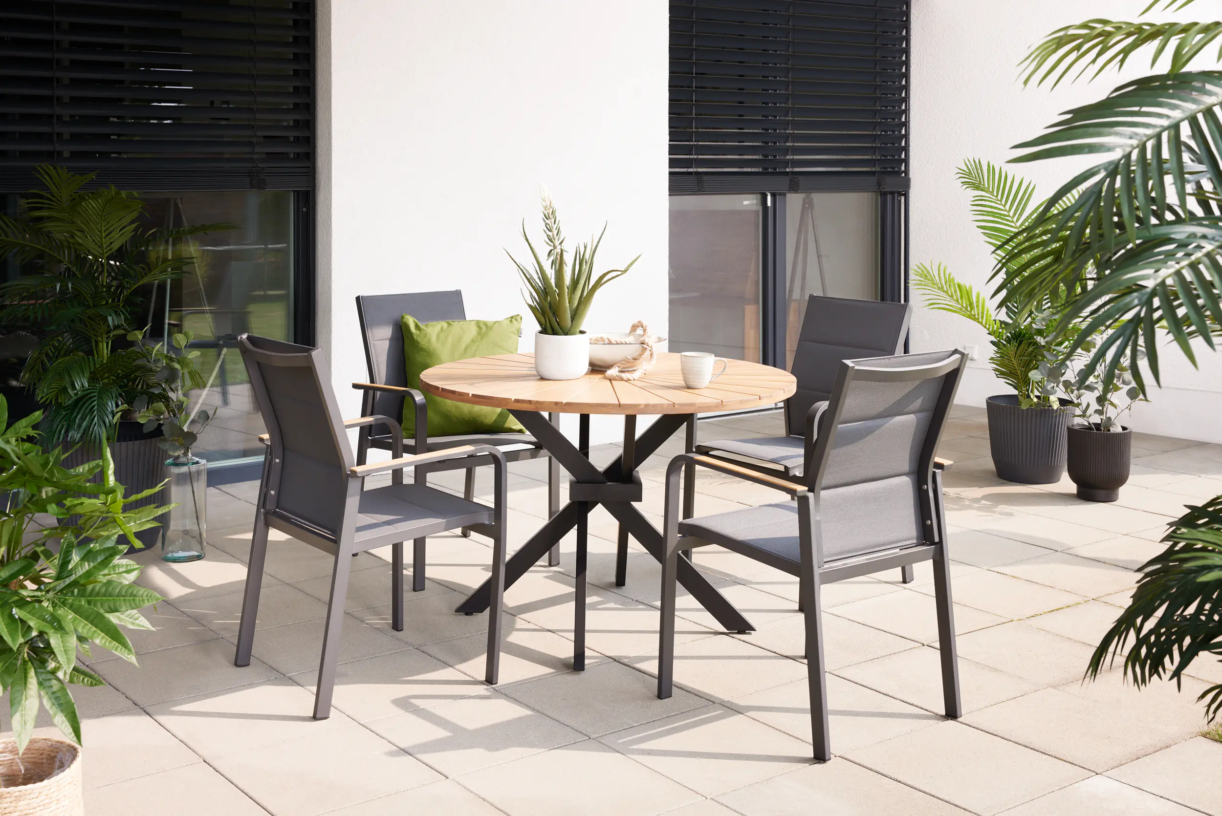 Primaster Gartentisch Paros Ø 115 cm rund 