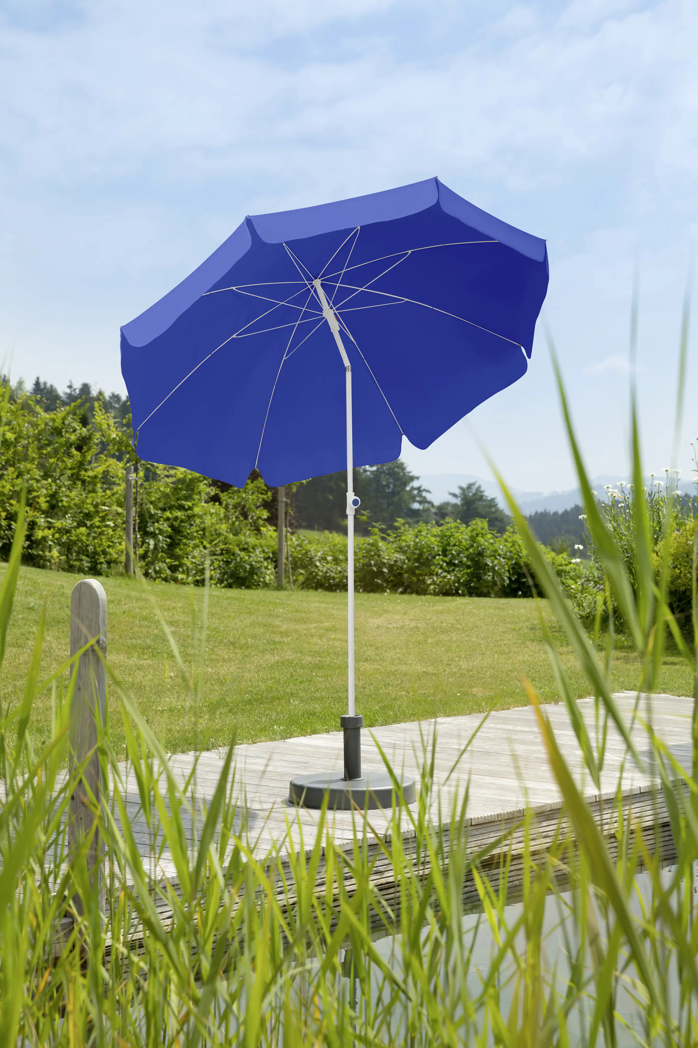 4000570680097_1802514 Schneider Sonnenschirm Ibiza blau Ø 200 cm