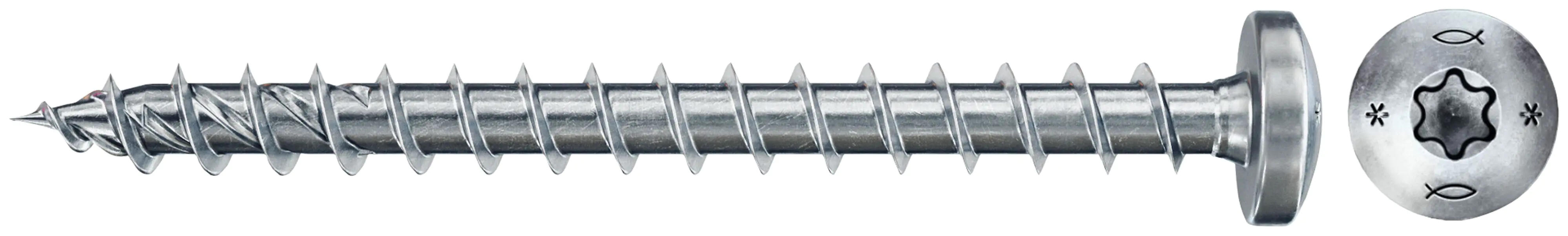Fischer Universalschrauben 4,5 x 25 mm TX 20 Panhead Vollgewinde 80 Stück Fischer Universalschrauben 4,5 x 25 mm TX 20 Panhead Vollgewinde 80 Stück