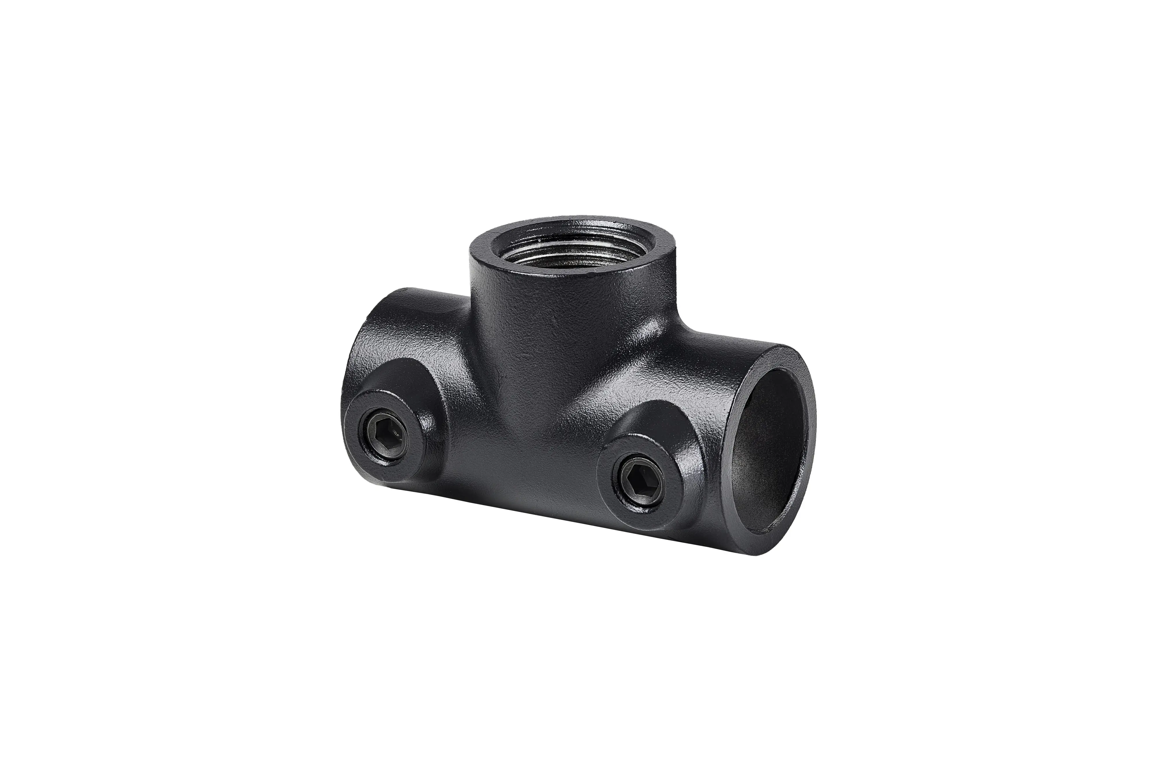 Dolle T-Verbinder für Pipe-Regalsystem 20 mm (3/4") verschiebbar schwarz matt