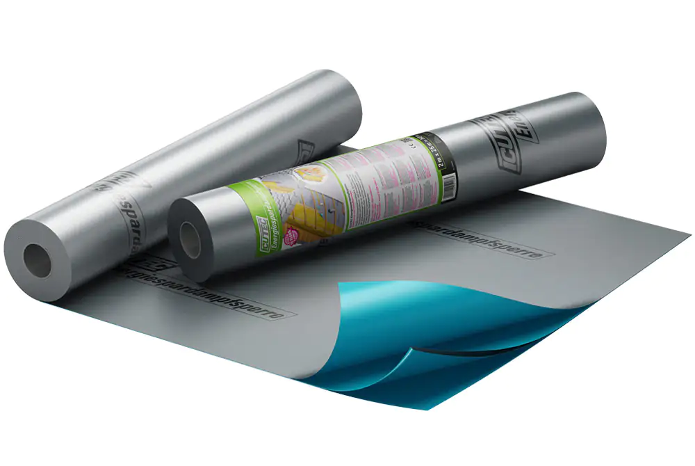 ICUTEC Energiespardampfsperre 12,5 x 2 m = 25 m² silber-blau ICUTEC Energiespardampfsperre 12,5 x 2 m = 25 m² silber-blau