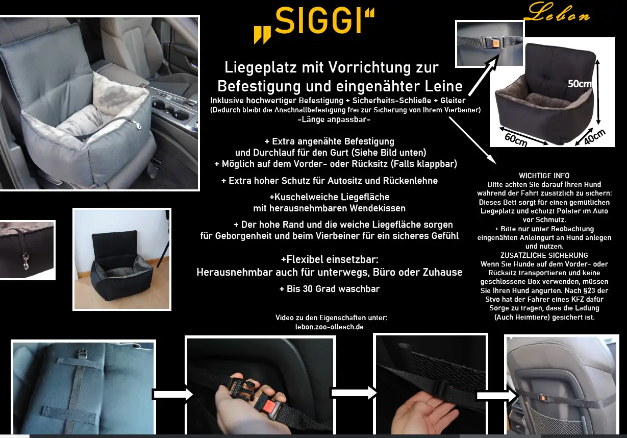 Lebon Reisebett Siggi eckig L 60 x B 40 x H 50 cm Lebon Reisebett Siggi eckig L 60 x B 40 x H 50 cm