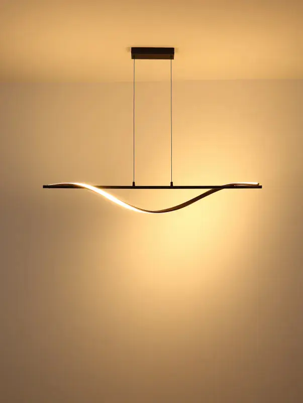 Globo Hängeleuchte Watkins 115 x 120 cm L x H schwarz warmweiß