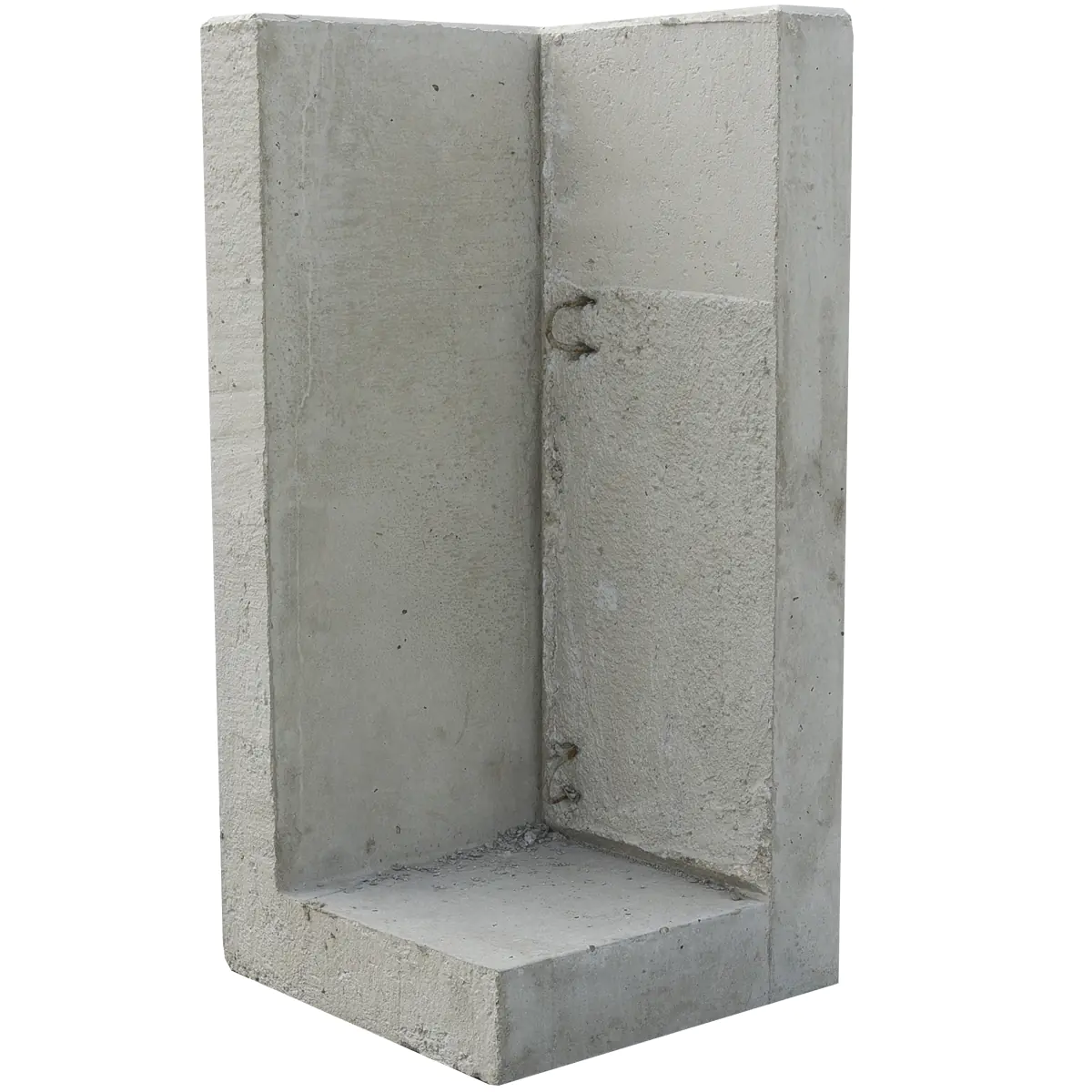 EHL L-Stein Ecke Beton 50 x 50 x 105 cm grau EHL L-Stein Ecke Beton 50 x 50 x 105 cm grau