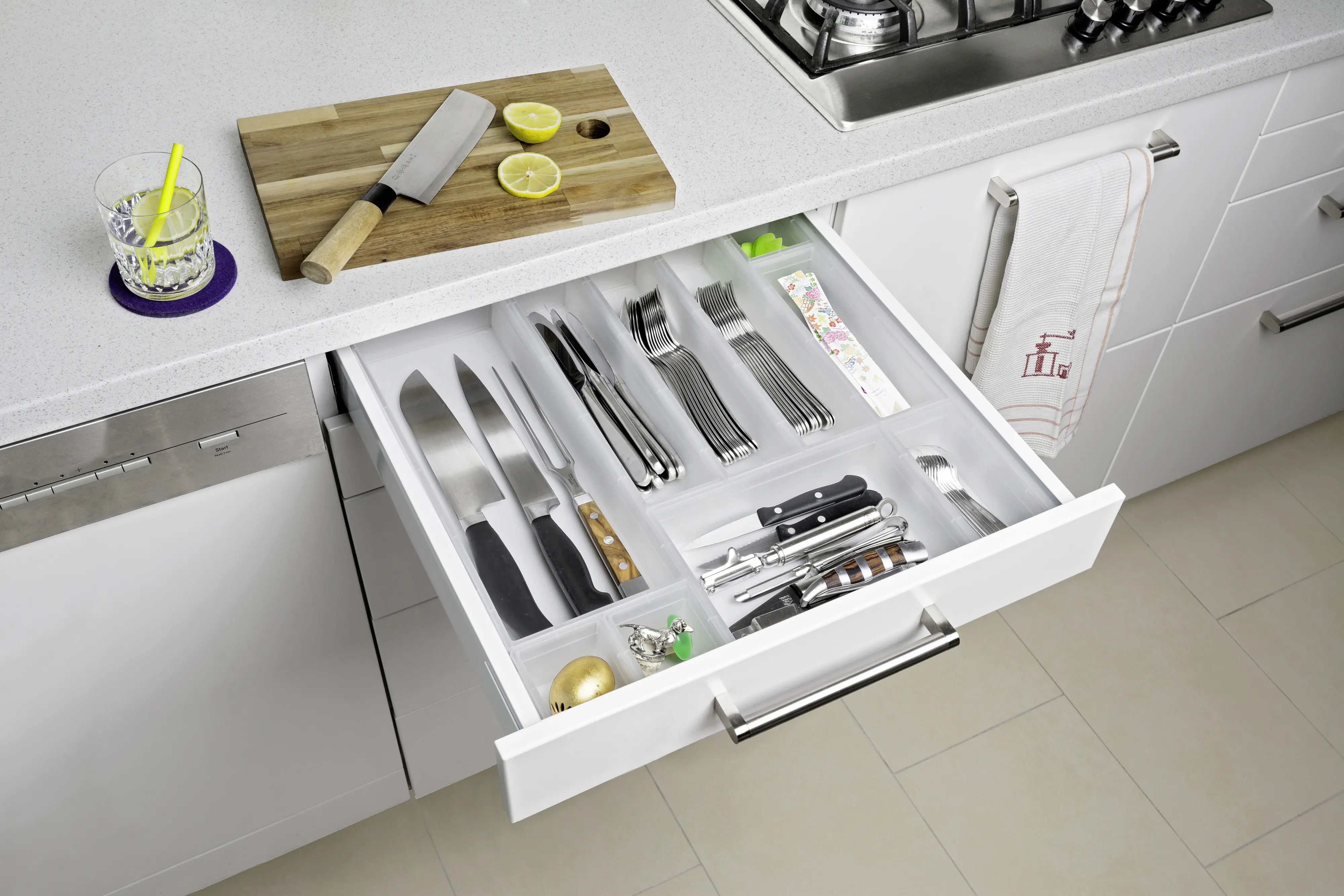 Rotho Ordnungssystem Basic 8 x 8 x 5 cm, transparent