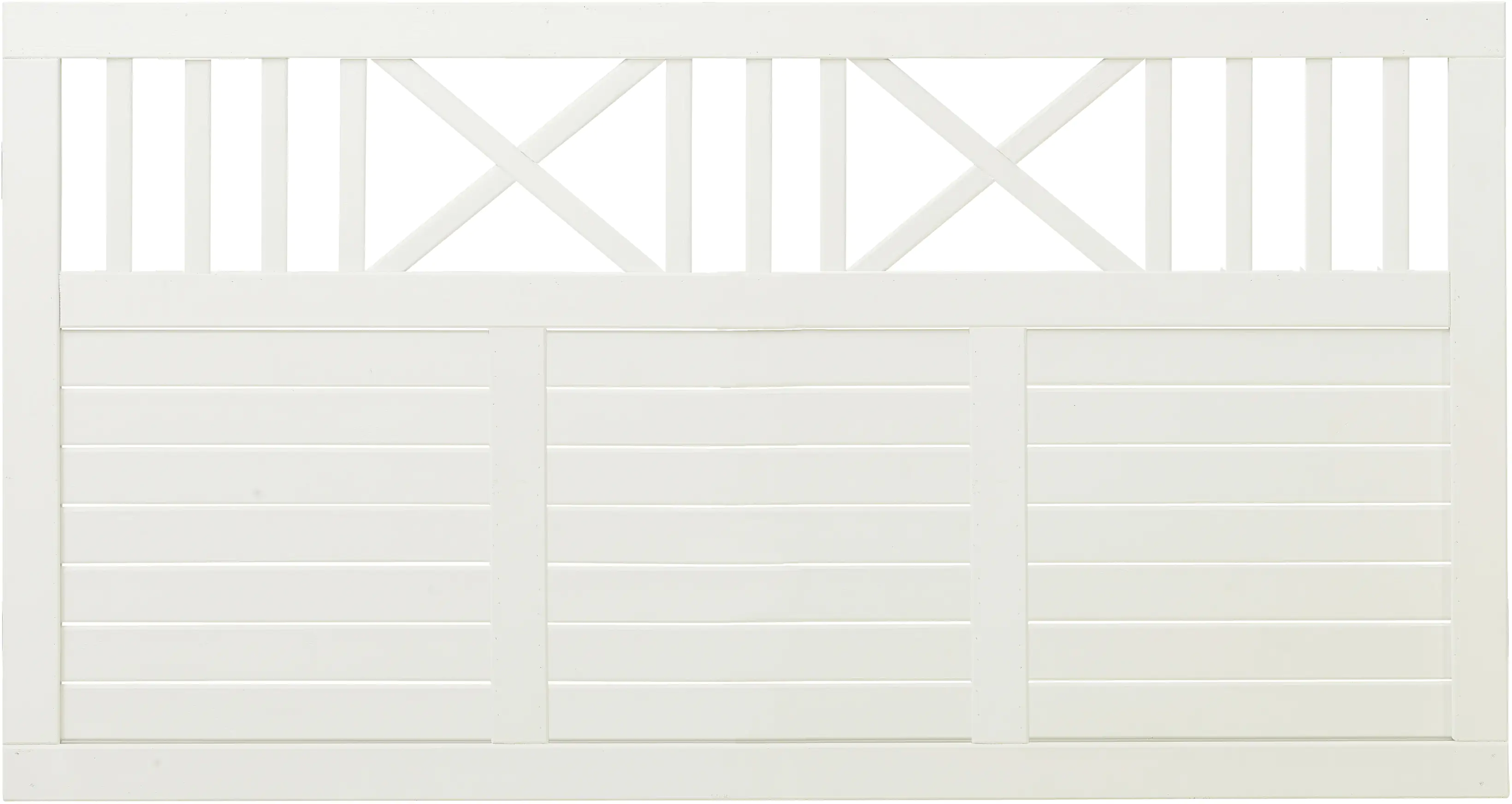 Plus Zaun Nostalgi 180 x 95 cm RAL 9010 Weiß