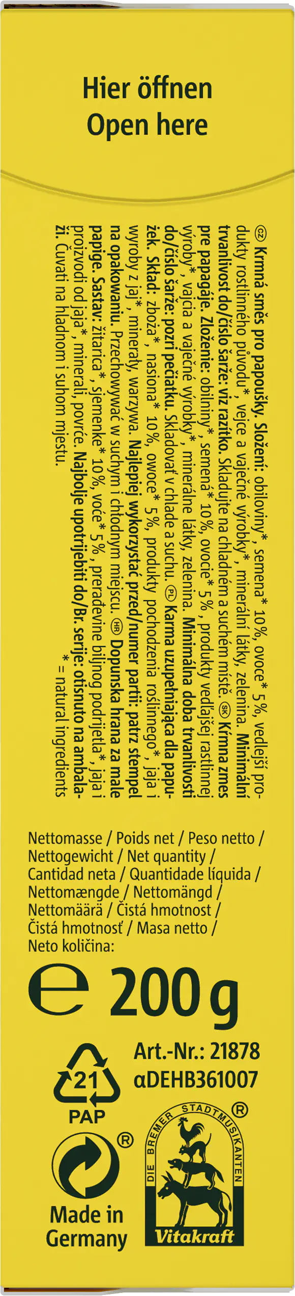 Vitakraft Frutti Cocktail 200 g Vitakraft Frutti Cocktail 200 g