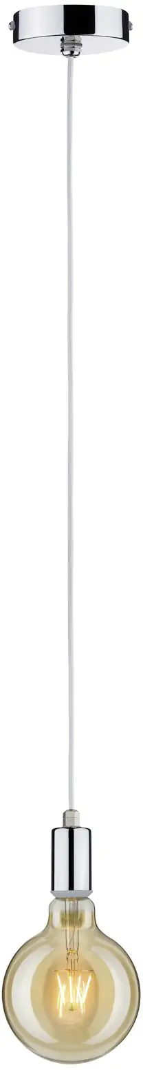 Paulmann Pendelleuchte Larus chrom Ø 11 cm E 27, max. 60 W, dimmbar