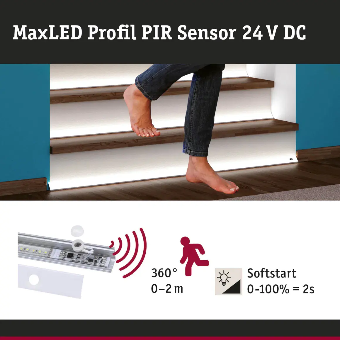 Paulmann Funk-Touchsschalter für LED-Streifen-Profil max. 144 W
