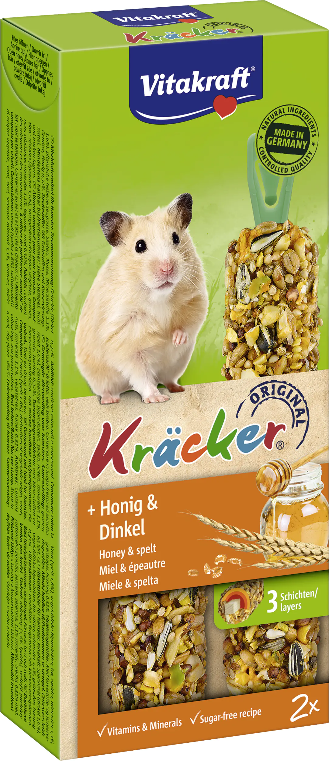 Vitakraft Kräcker® Honig & Dinkel 2 Stück / 112 g