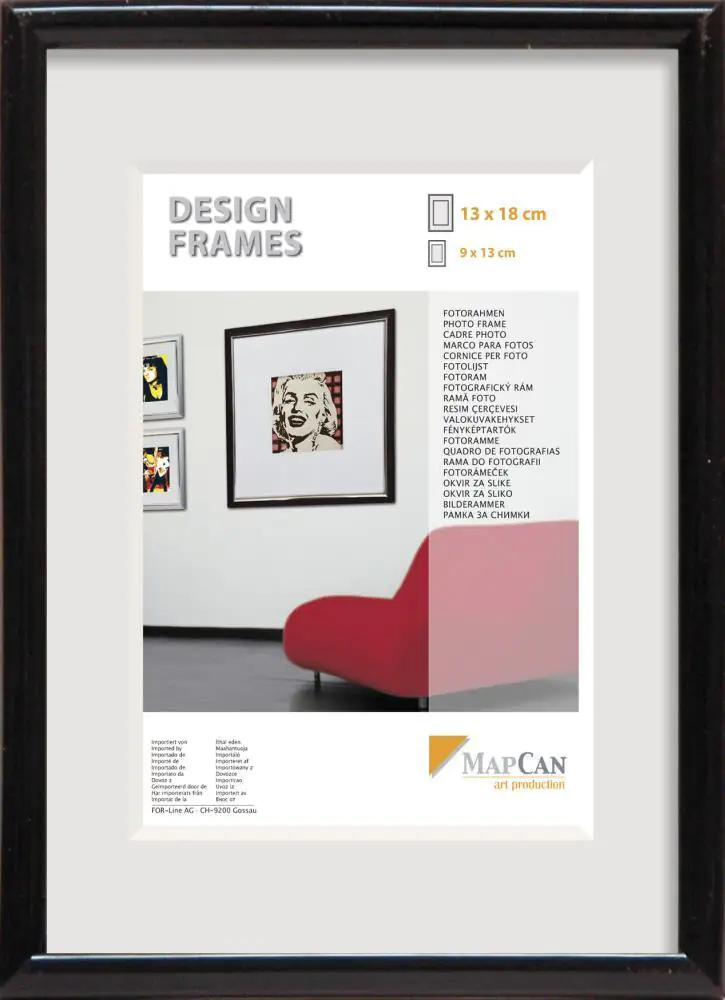 Kunststoff Bilderrahmen Design Frames schwarz, 61 x 91,5 cm Kunststoff Bilderrahmen Design Frames schwarz, 61 x 91,5 cm